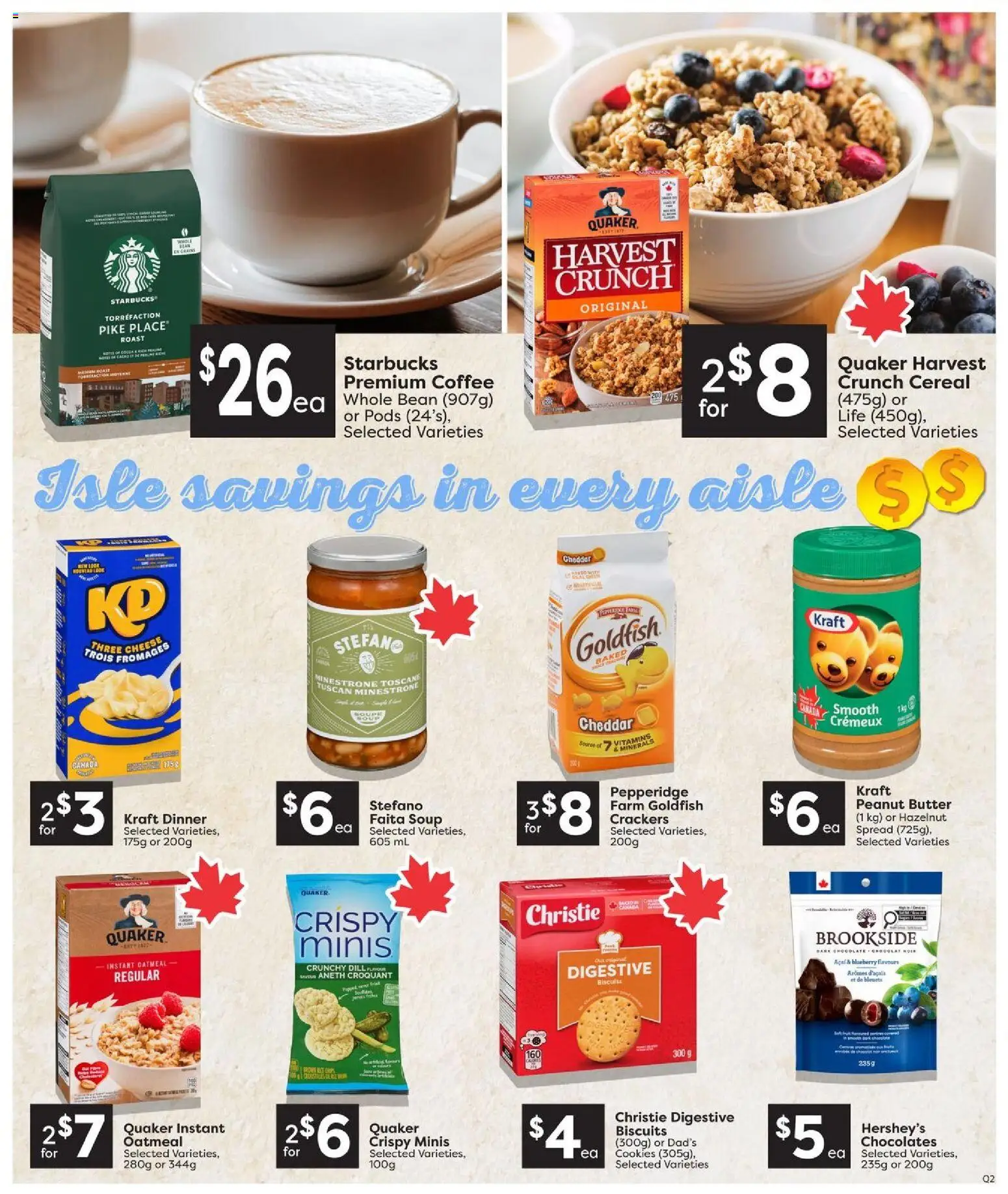 Quality Foods flyer valid from 11.06.2026 | Page: 12 | Products: Cookies, Butter, Cheese, Chocolate