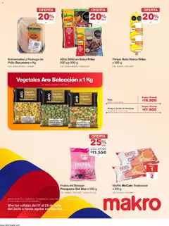 Makro catálogo hinchas -  Vista previa de la revista de la tienda Makro valido desde el 17/07/2026 | Página: 21 | Productos: Bolsa, Peso, Maiz, Pizza