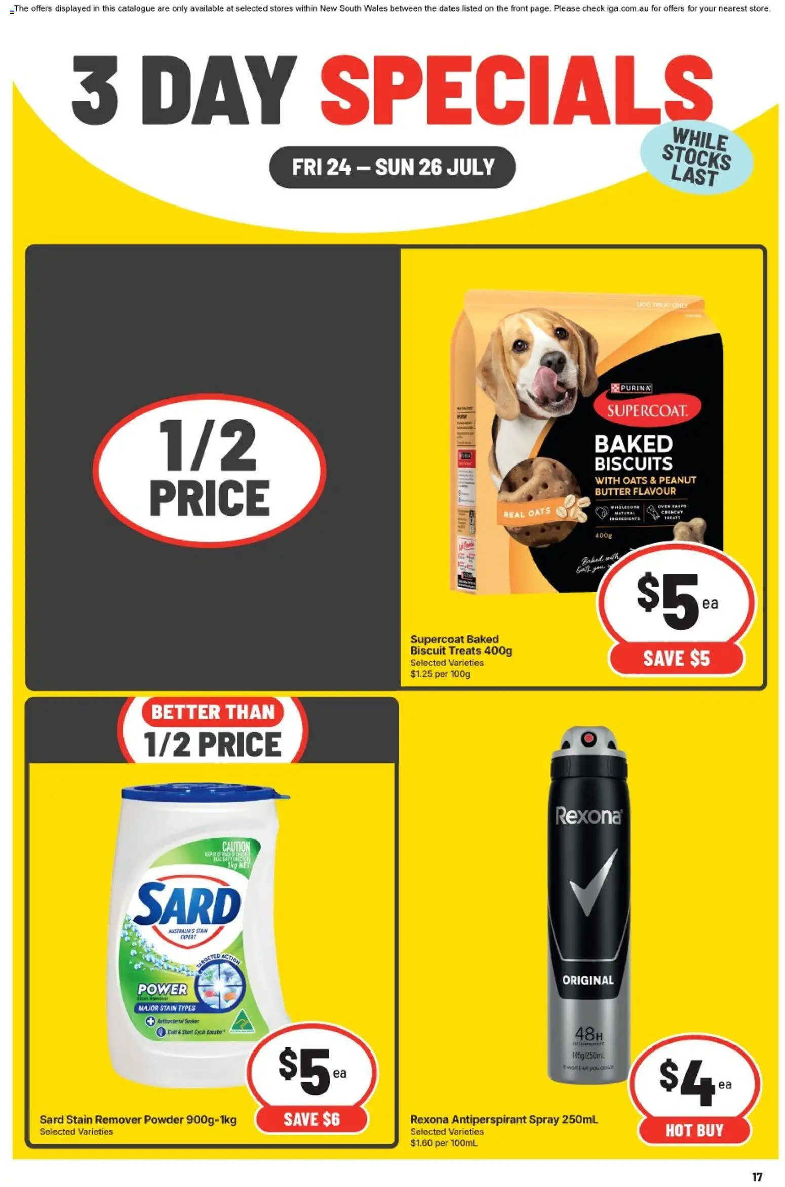 IGA catalogue - valid from 24/07/2026 | Page: 2 | Products: Powder, Butter, Oats, Oven