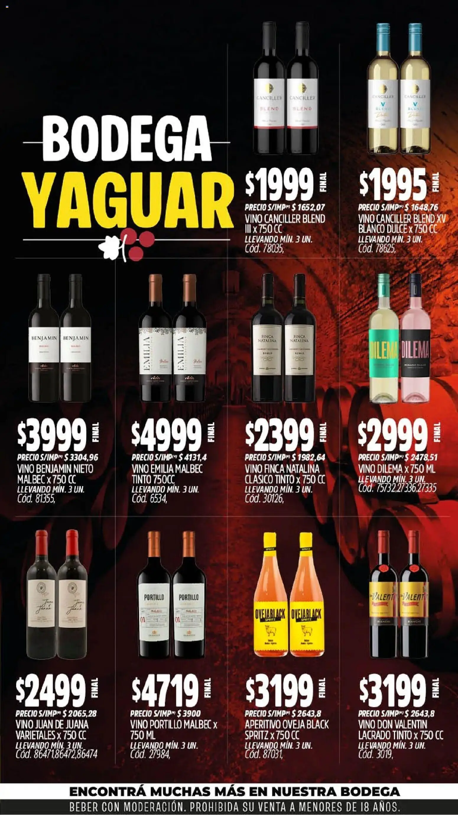 Yaguar - Oferta Semanal Mar del Plata │ válido desde el 10/08/2026 | Página: 6 | Productos: Dulce, Vino