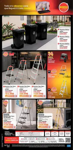 Easy catálogo Catálogo Organización 2026 -  Vista previa de la revista de la tienda Easy valido desde el 01/09/2026 | Página: 8 | Productos: Bandeja, Peso, Tijera, Escalera