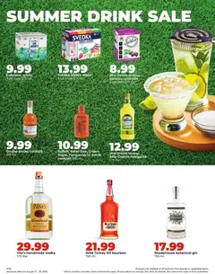 Preview of HyVee weekly ads valid from 08/17/2026 | Page: 40 | Products: Bourbon, Gin, Vodka, Water