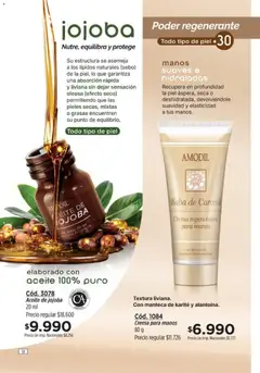 Vista previa Catálogo Amodil Campaña 12 válido desde el 30/06/2026 | Página: 18 | Productos: Aceite, Manteca, Crema