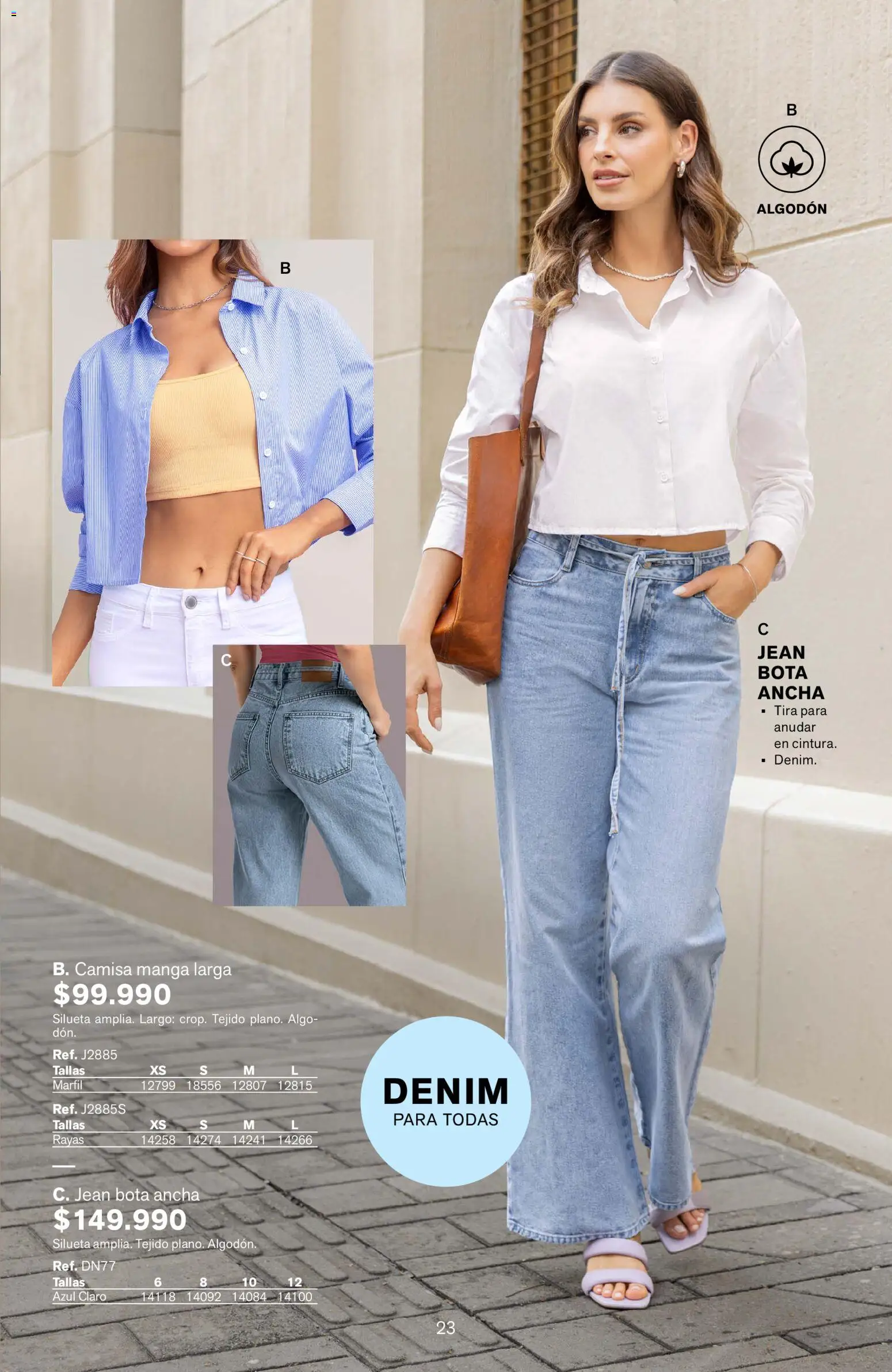 Leonisa revista - valida desde el 15/07/2026 | Página: 23 | Productos: Algodón, Jean, Camisa