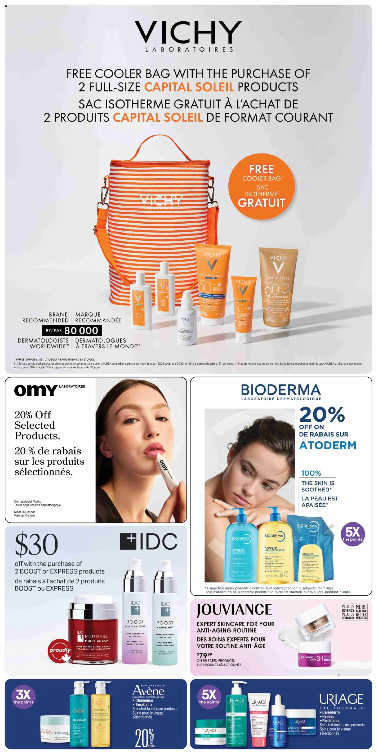 Jean Coutu flyer valid from Jul 9, 2026 | Page: 9 | Products: Cream, Bag