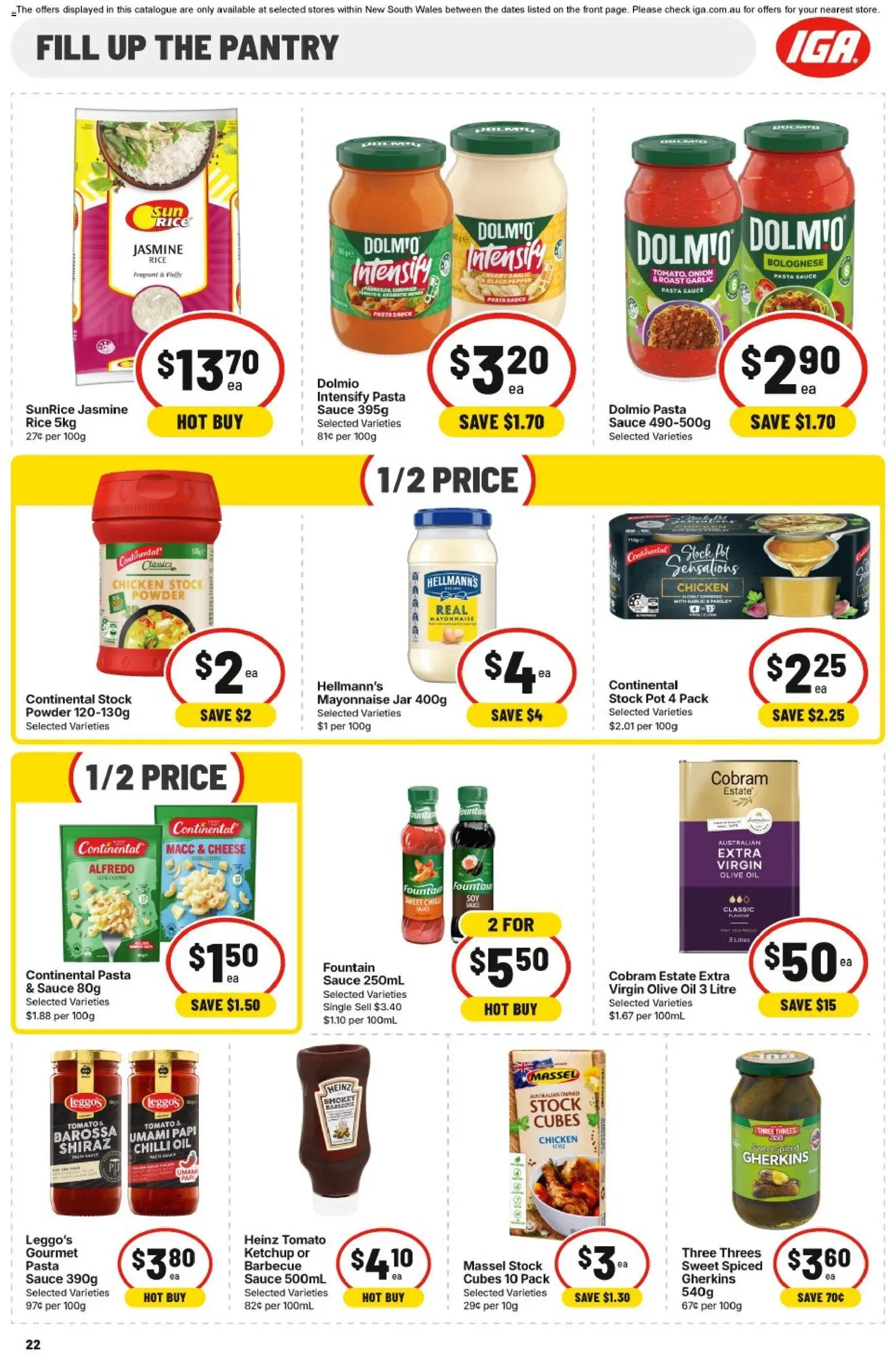 IGA catalogue - valid from 30/09/2026 | Page: 18 | Products: Chicken, Rice, Sauce, Garlic