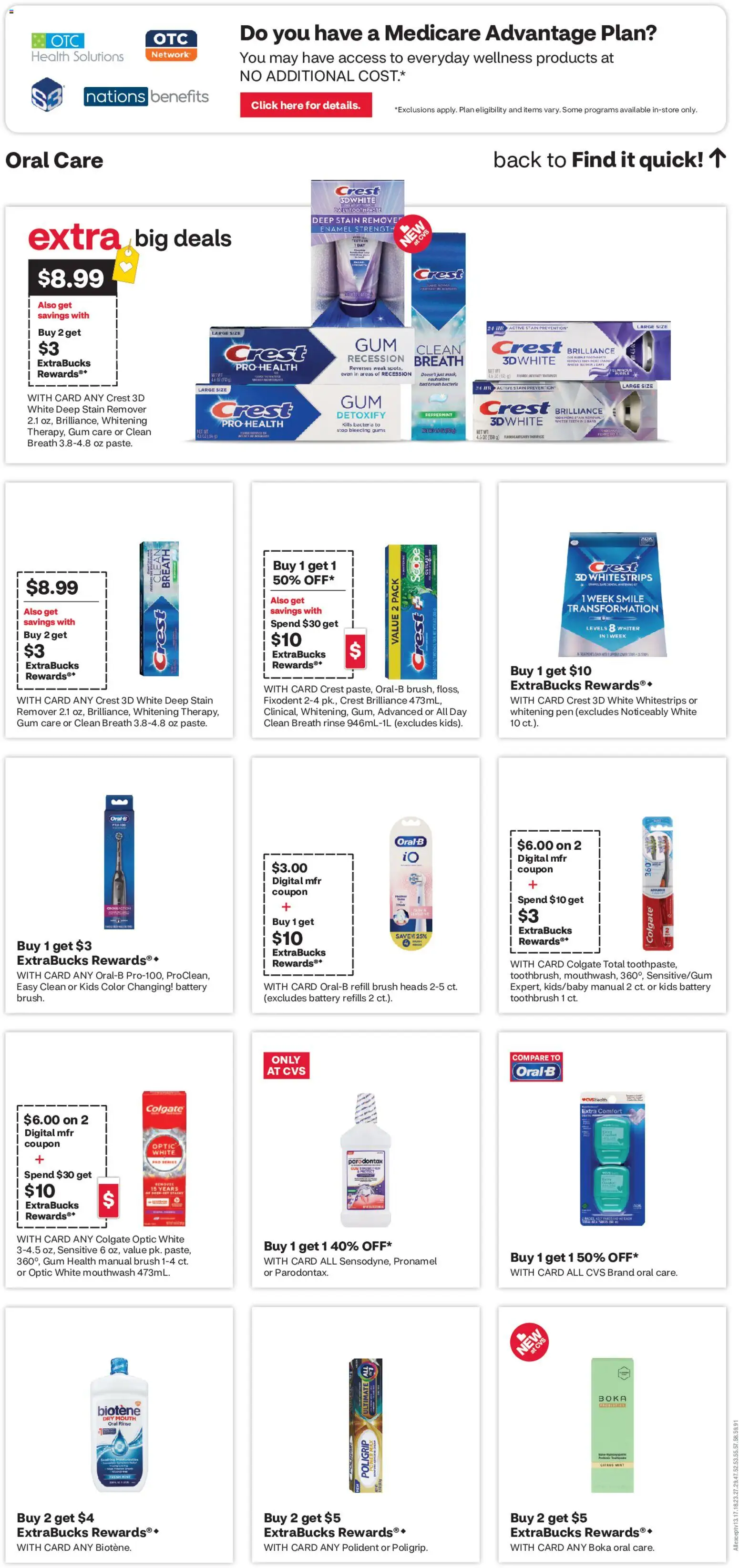 CVS Pharmacy Weekly Ad - VA - valid from 31.05.2026 | Page: 14 | Products: Peppermint, Battery, Toothbrush, Cream
