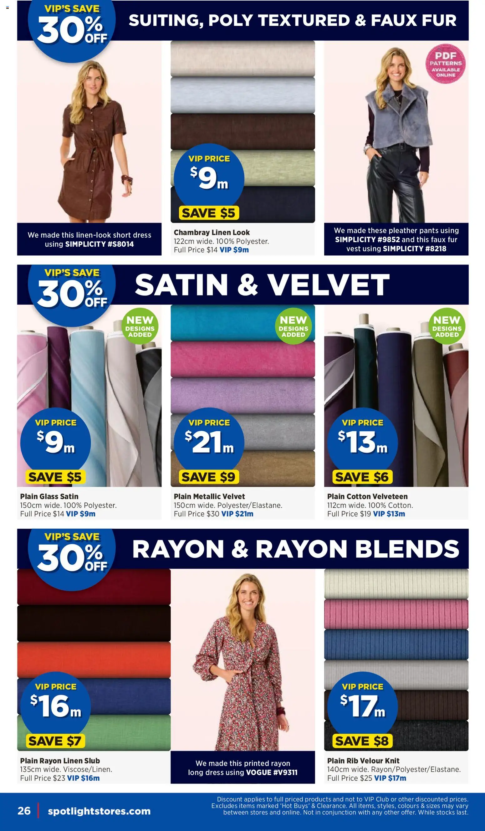 Spotlight catalogue - valid from 03.06.2026 | Page: 26 | Products: Fur, Linen, Vest, Pants