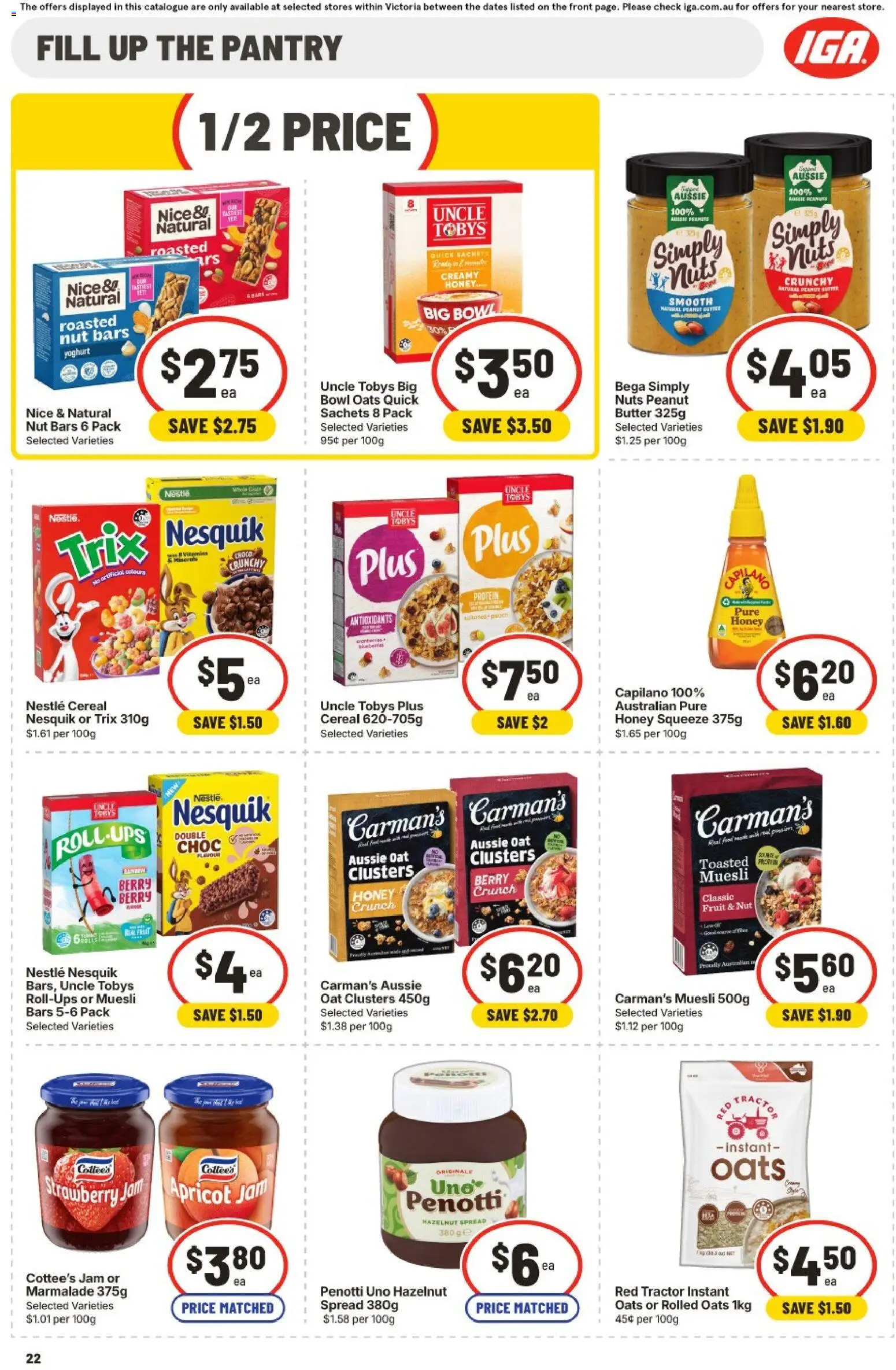 Ritchies catalogue - valid from 22/07/2026 | Page: 20 | Products: Butter, Honey, Oats, Cereal