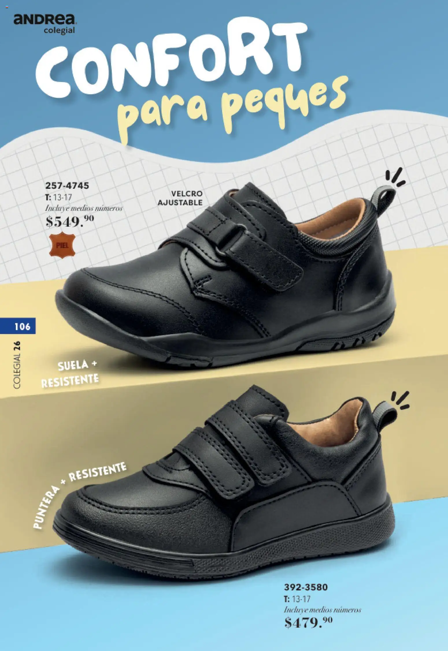 Nuevas ofertas de Andrea válidas en toda la República Mexicana desde el 23/05/2026. ¡Encuentra las mejores ofertas en Andrea catálogo Colegial! | Página: 106