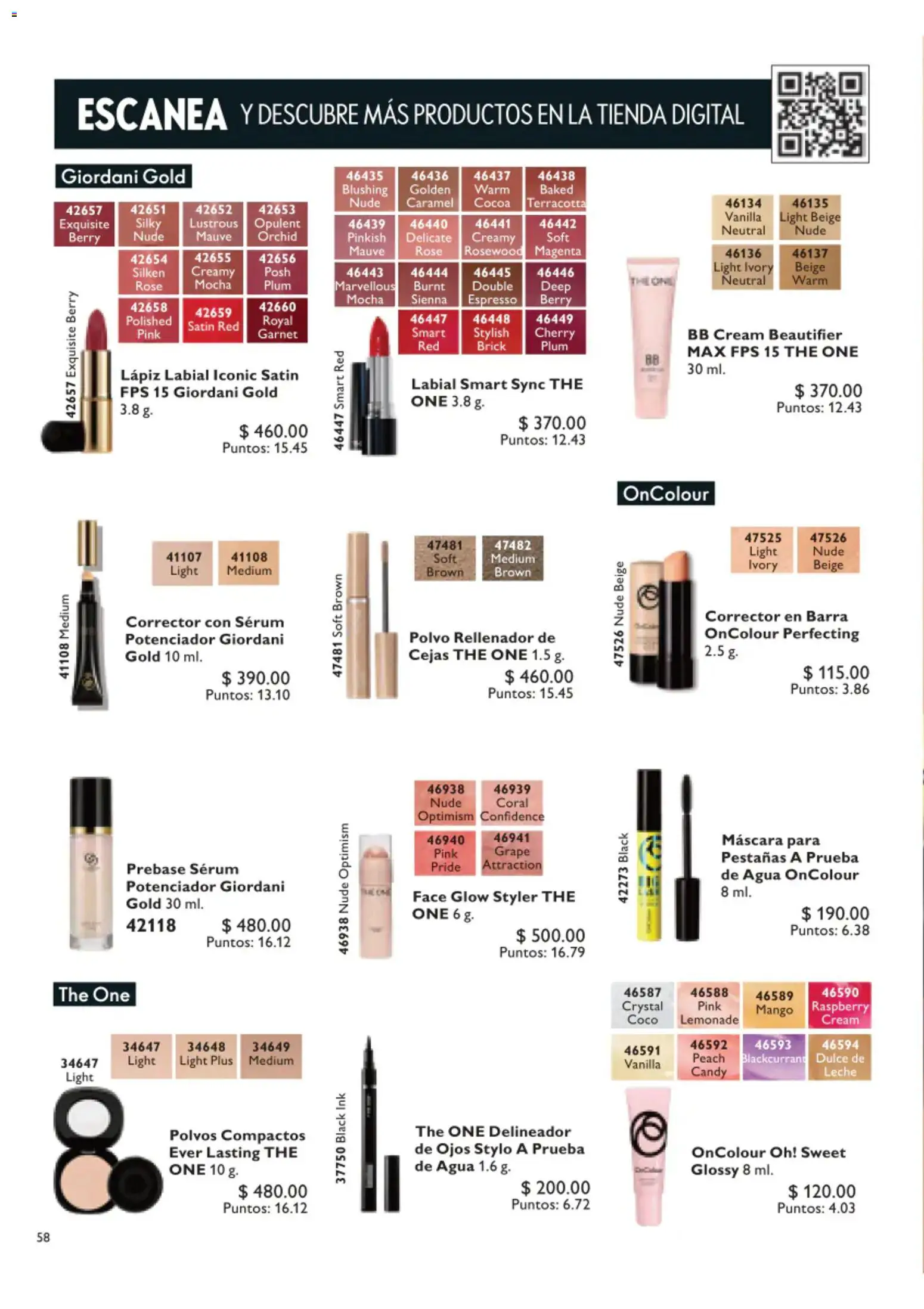 Nuevas ofertas de Oriflame válidas en toda la República Mexicana desde el 01/08/2026. ¡Encuentra las mejores ofertas en Oriflame campaña 11 2026! | Página: 58 | Productos: Agua, Leche, Delineador, Lápiz labial