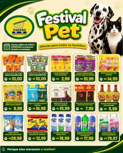 Supermercado Padrão ofertas Festival Pet - Pré-Visualização do folheto da loja Supermercado Padrão, válido de 24/08/2026