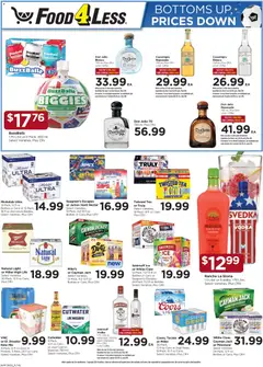 Preview of Food 4 Less weekly ads valid from 07/15/2026 | Page: 9 | Products: Wine, Tea, Vodka, Lime