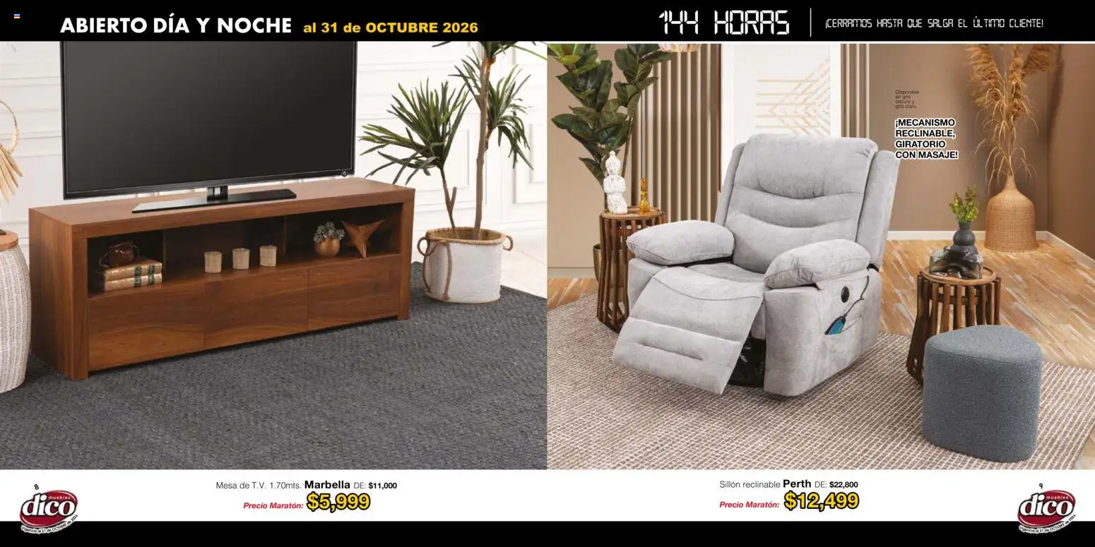 Nuevas ofertas de Muebles Dico válidas en toda la República Mexicana desde el 22/01/2026. ¡Encuentra las mejores ofertas en Muebles Dico catálogo! | Página: 5