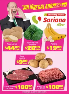 Vista previa de Soriana Fin de Semana Híper: Tijuana, Mexicali, Ensenada, San Luis Río Colorado y Tecate, nuevo folleto de la tienda, válido en México a partir del 19.06.2026
