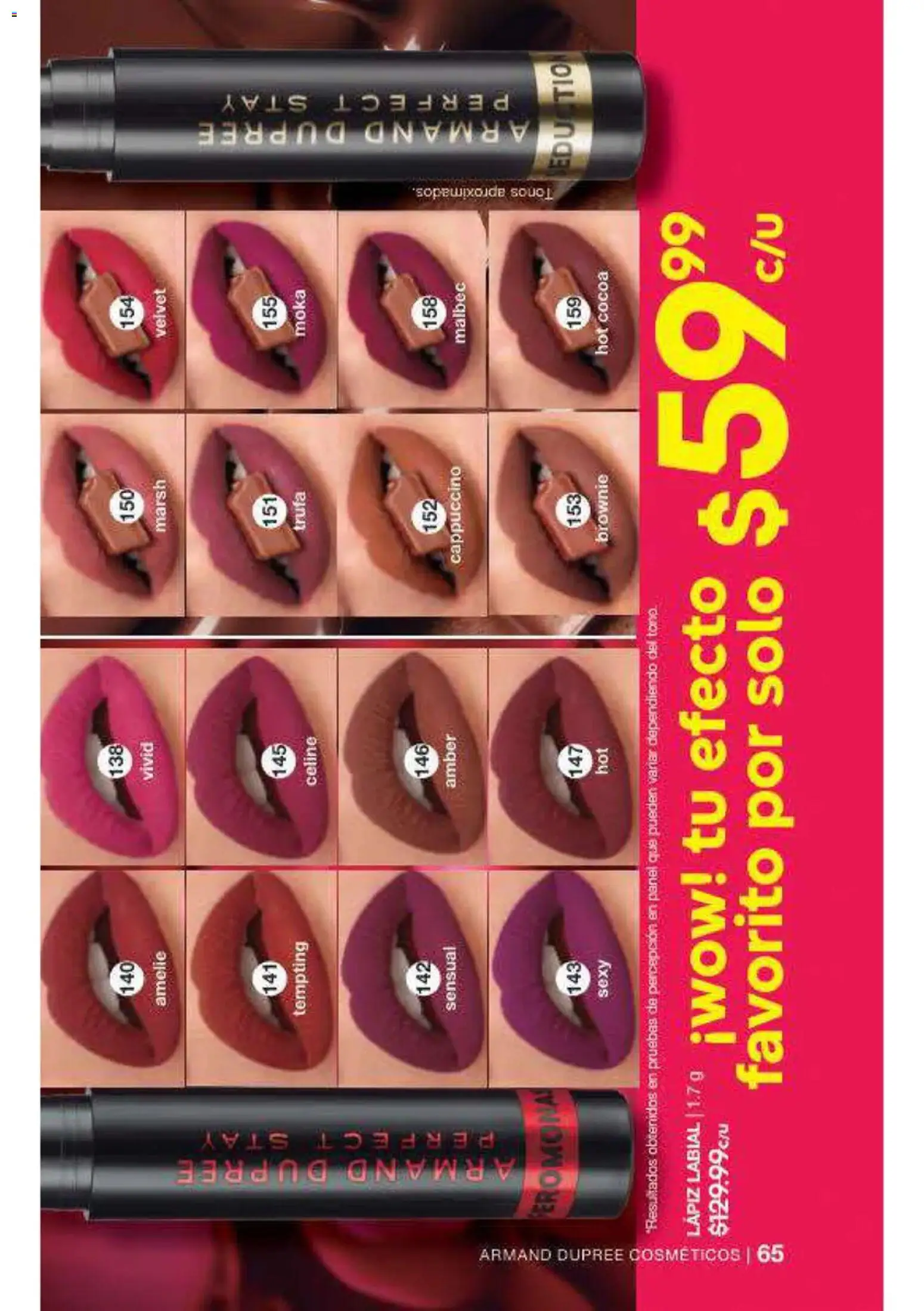 Nuevas ofertas de Fuller válidas en toda la República Mexicana desde el 16/09/2026. ¡Encuentra las mejores ofertas en Fuller campaña 12 2026! | Página: 66 | Productos: Lápiz labial