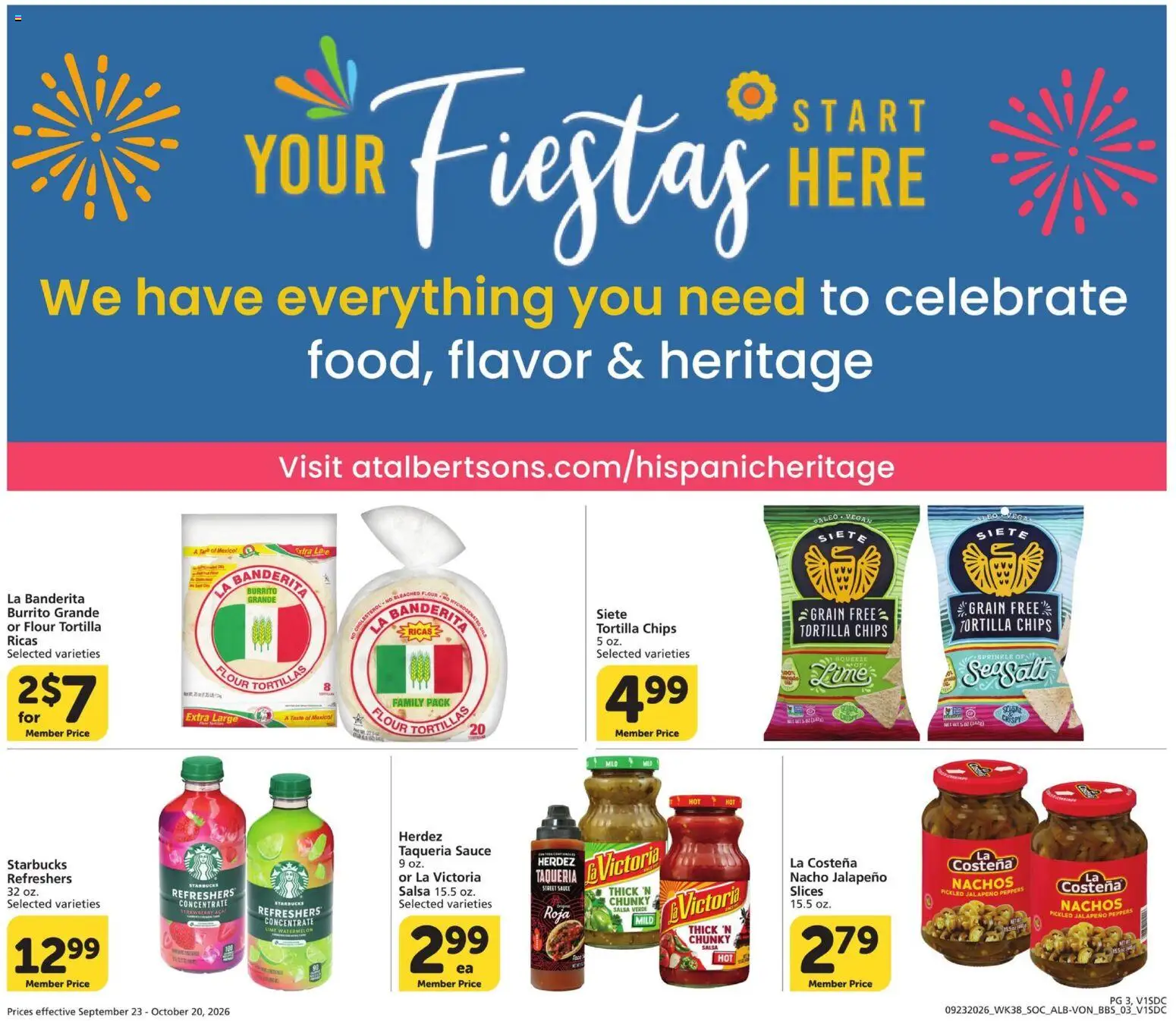 Vons Big Book of Savings - valid from 09/23/2026 | Page: 3 | Products: Chips, Tortilla chips, Tortillas, Watermelon
