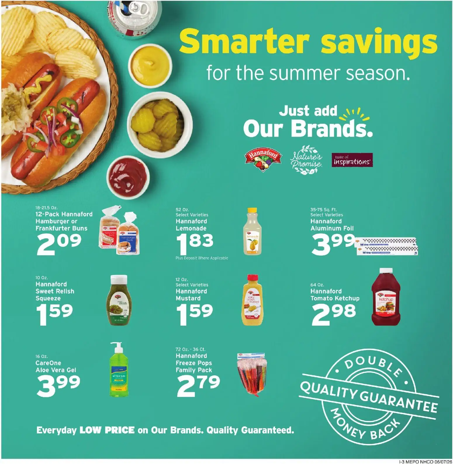 Hannaford Weekly Ad - valid from 07.06.2026 | Page: 11 | Products: Ketchup, Aloe Vera
