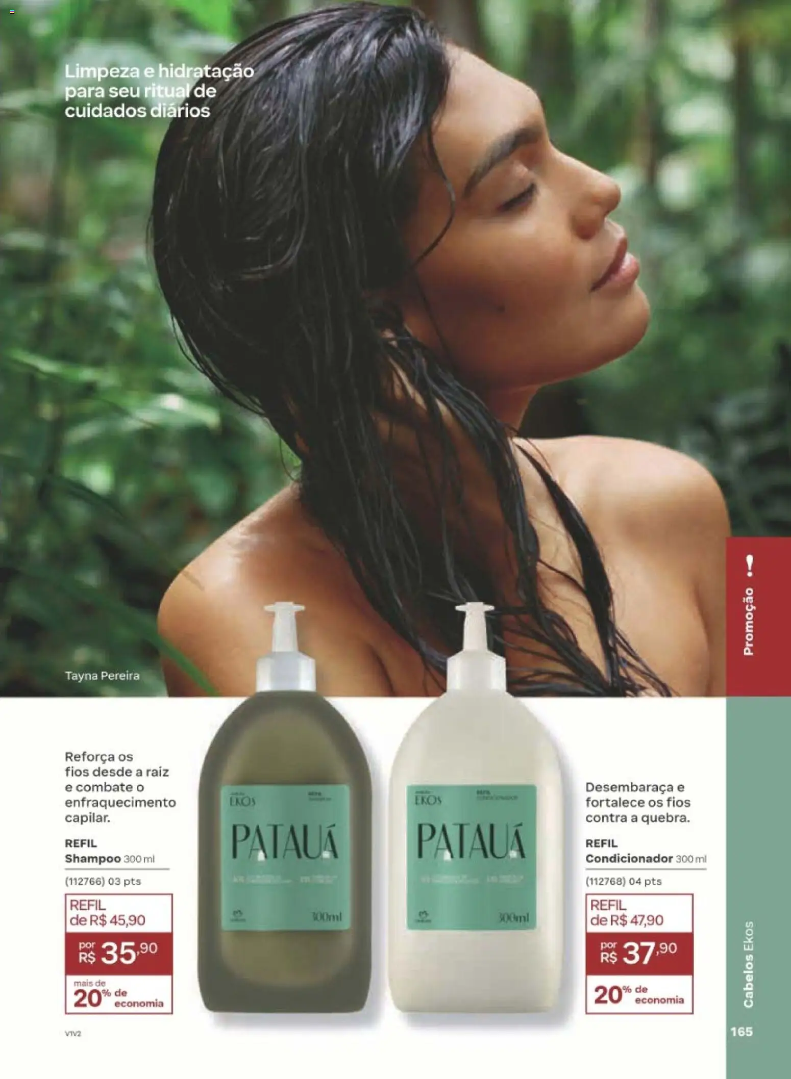 Natura Folheto - válido de 22/06/2026 | Página: 165 | Produtos: Shampoo, Condicionador