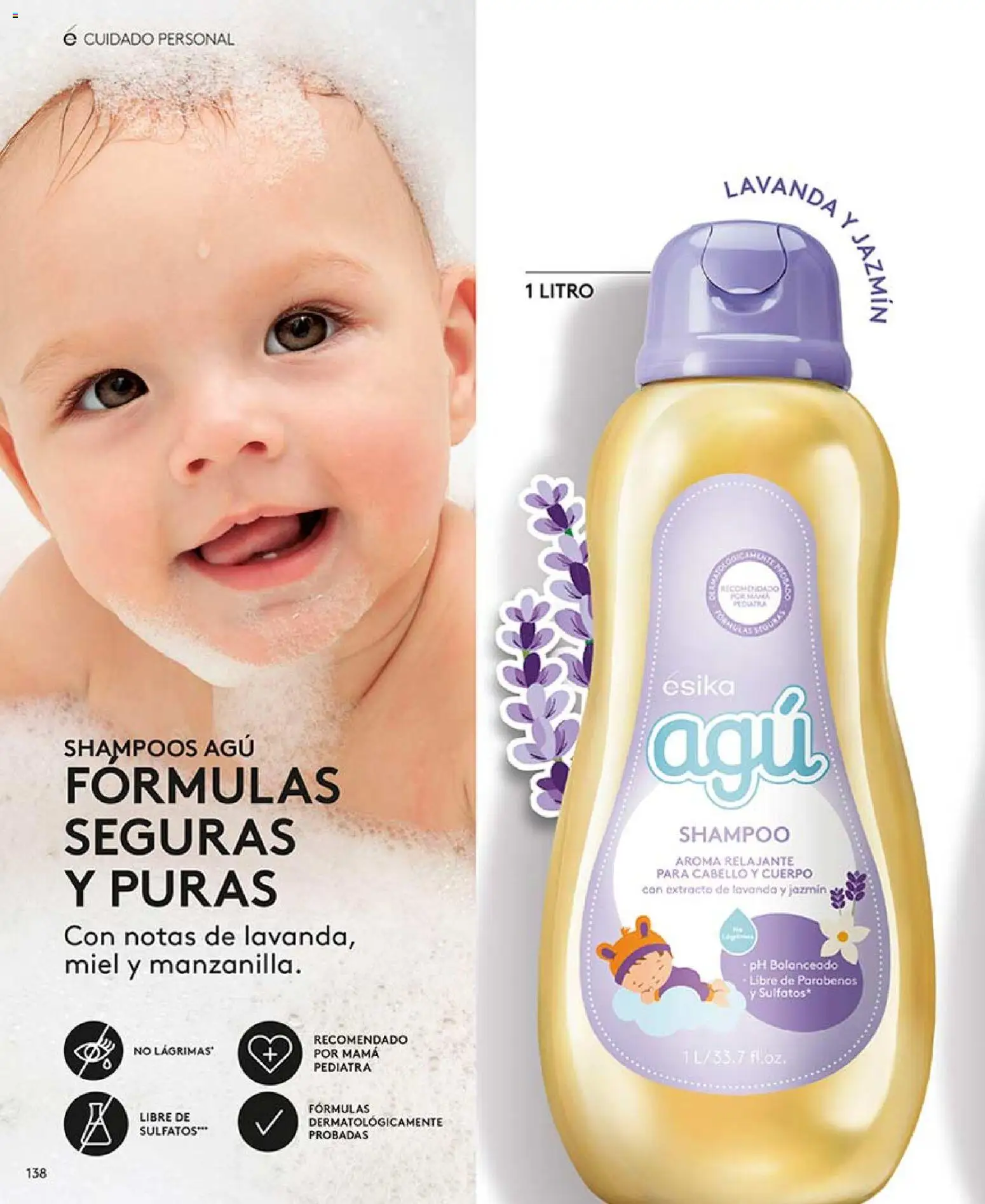 Ésika revista - valida desde el 17/07/2026 | Página: 138 | Productos: Shampoo