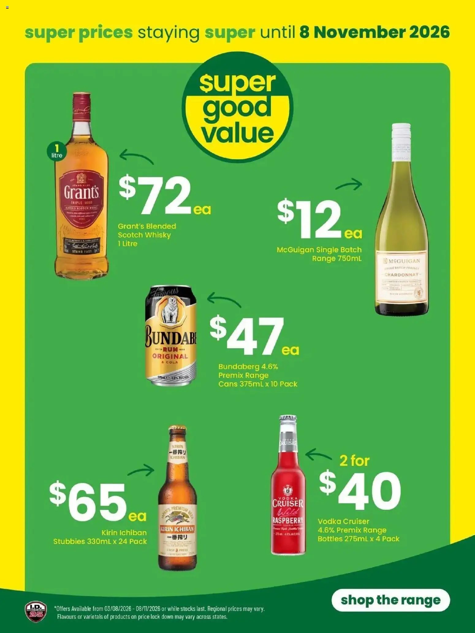 The Bottle-O - Kick off finals with good value deals 31/08 - 31/08/2026 > weekly / monthly specials | Page: 4 | Products: Wine, Beer, Wood, Raspberry