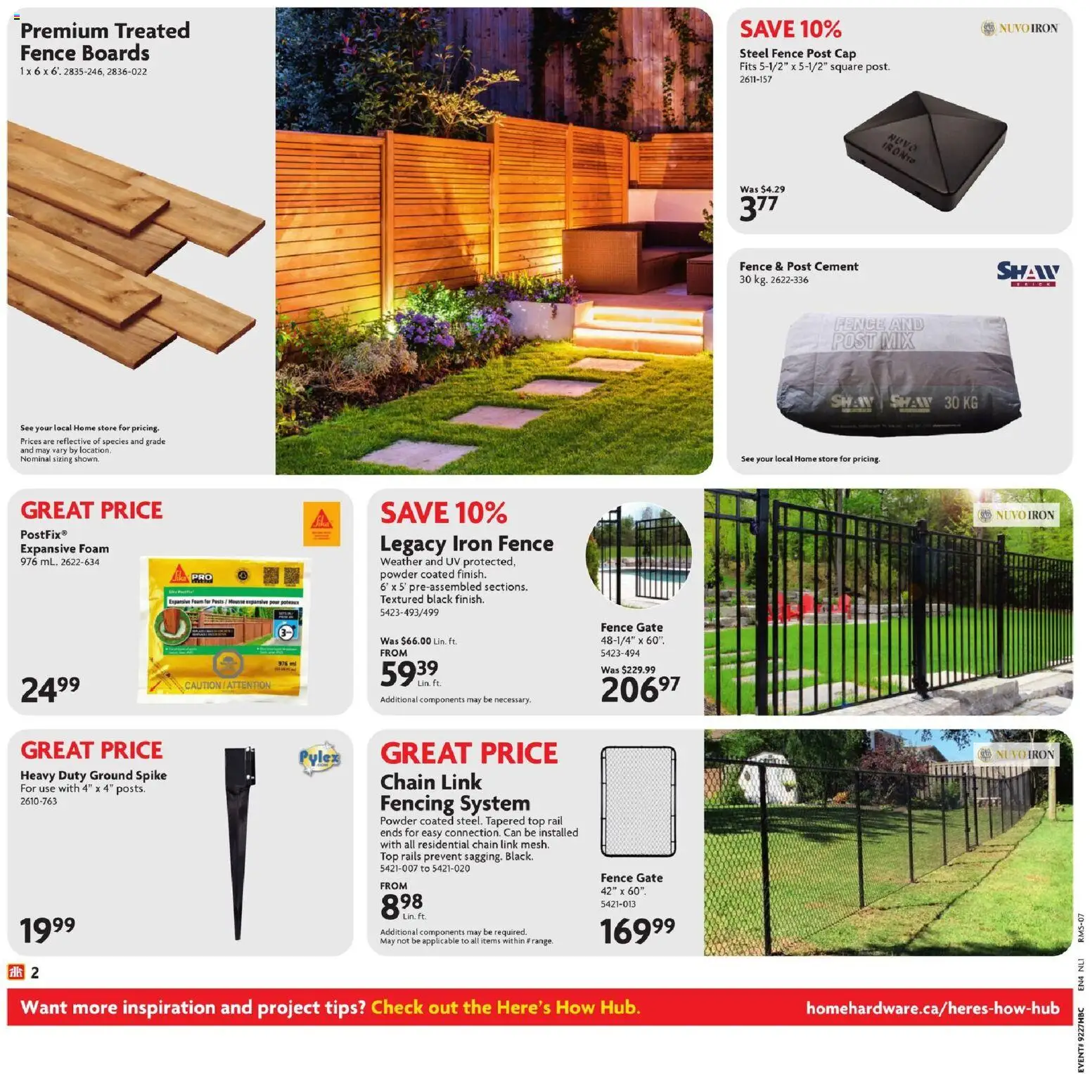 Home Hardware flyer valid from Jul 2, 2026 | Page: 3 | Products: Cap, Iron, Powder