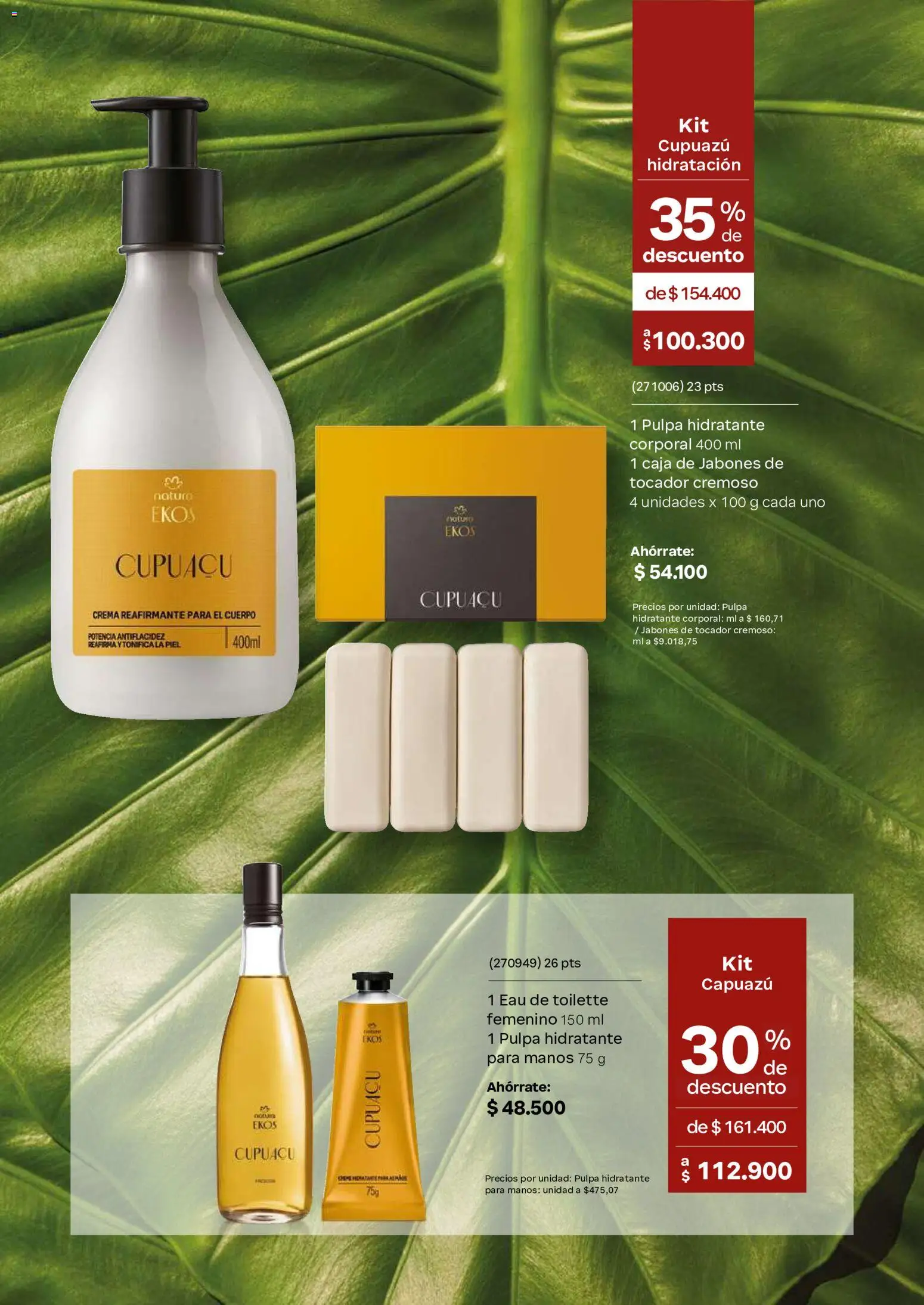 Natura revista - valida desde el 23/09/2026 | Página: 144 | Productos: Crema, Caja, Eau de toilette