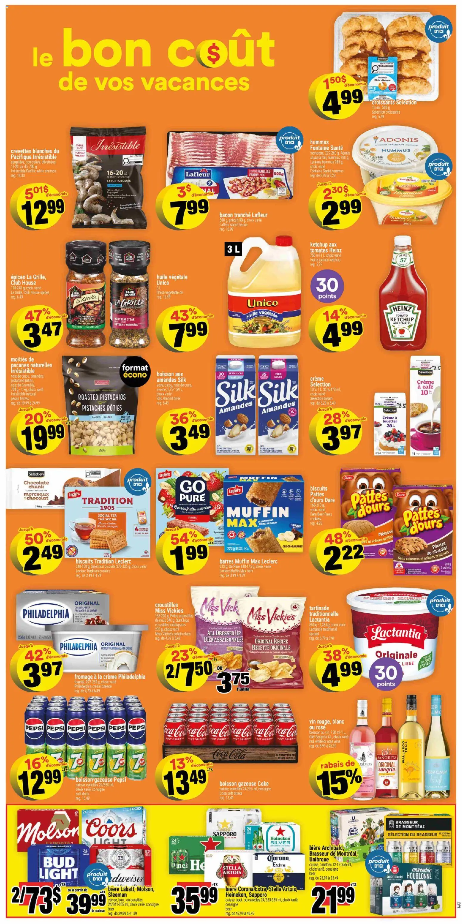 Super C flyer valid from Jul 23, 2026 | Page: 2 | Products: Ketchup, Cream, Cheese, Beer