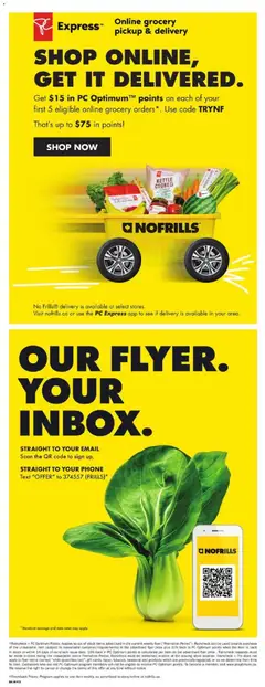 Preview of No Frills weekly flyer / circulaire from shop No Frills valid from 11.06.2026 | Page: 16 | Products: Chips, Phone, PC, Kettle