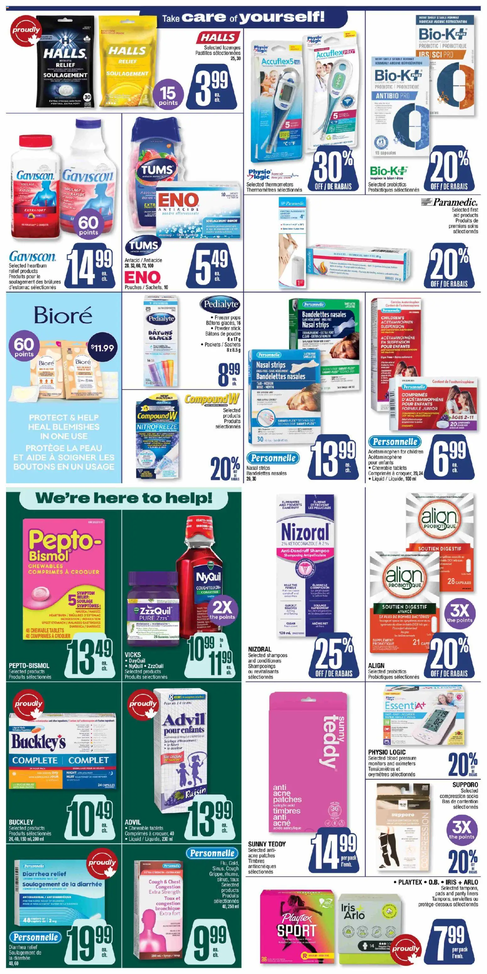 Jean Coutu flyer valid from Aug 13, 2026 | Page: 4 | Products: Freezer, Shelf, Table, Capsules
