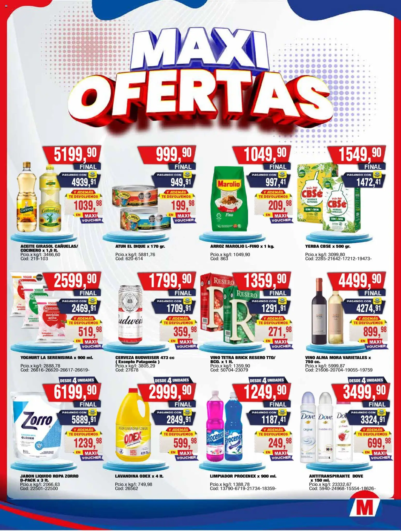 Maxiconsumo ofertas │ válido desde el 31/08/2026 | Página: 2 | Productos: Mate, Jabón líquido, Atún, Cerveza