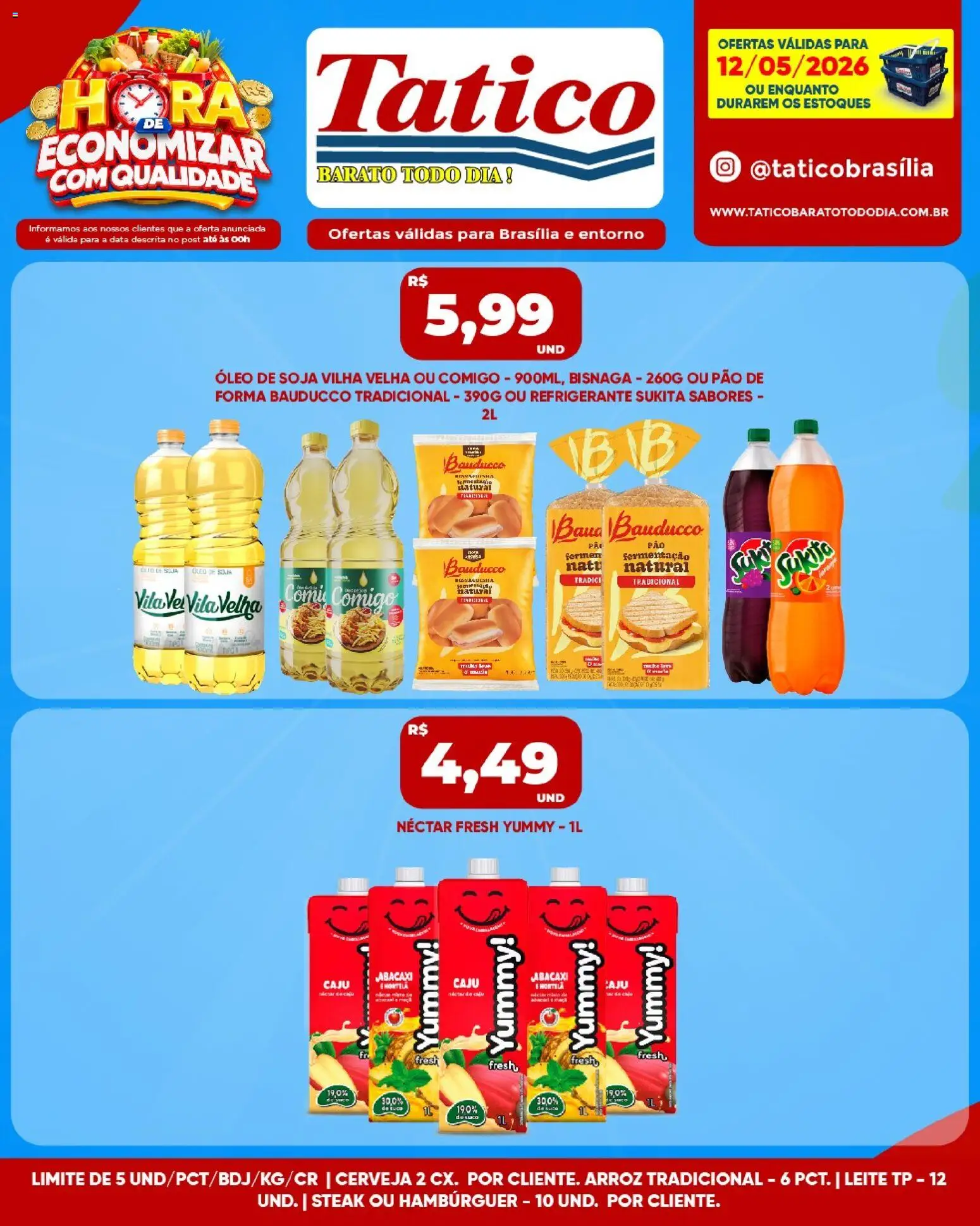 Tatico Folheto - válido de 12.05.2026 | Página: 5 | Produtos: Hortelã, Óleo, Abacaxi, Soja