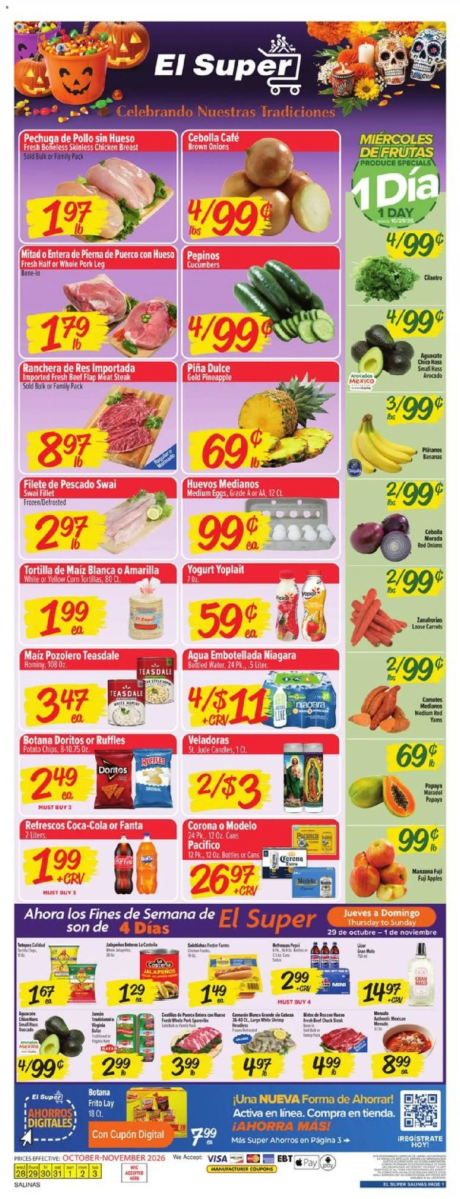 El Super Weekly Ad - valid from 10/28/2026 | Page: 1