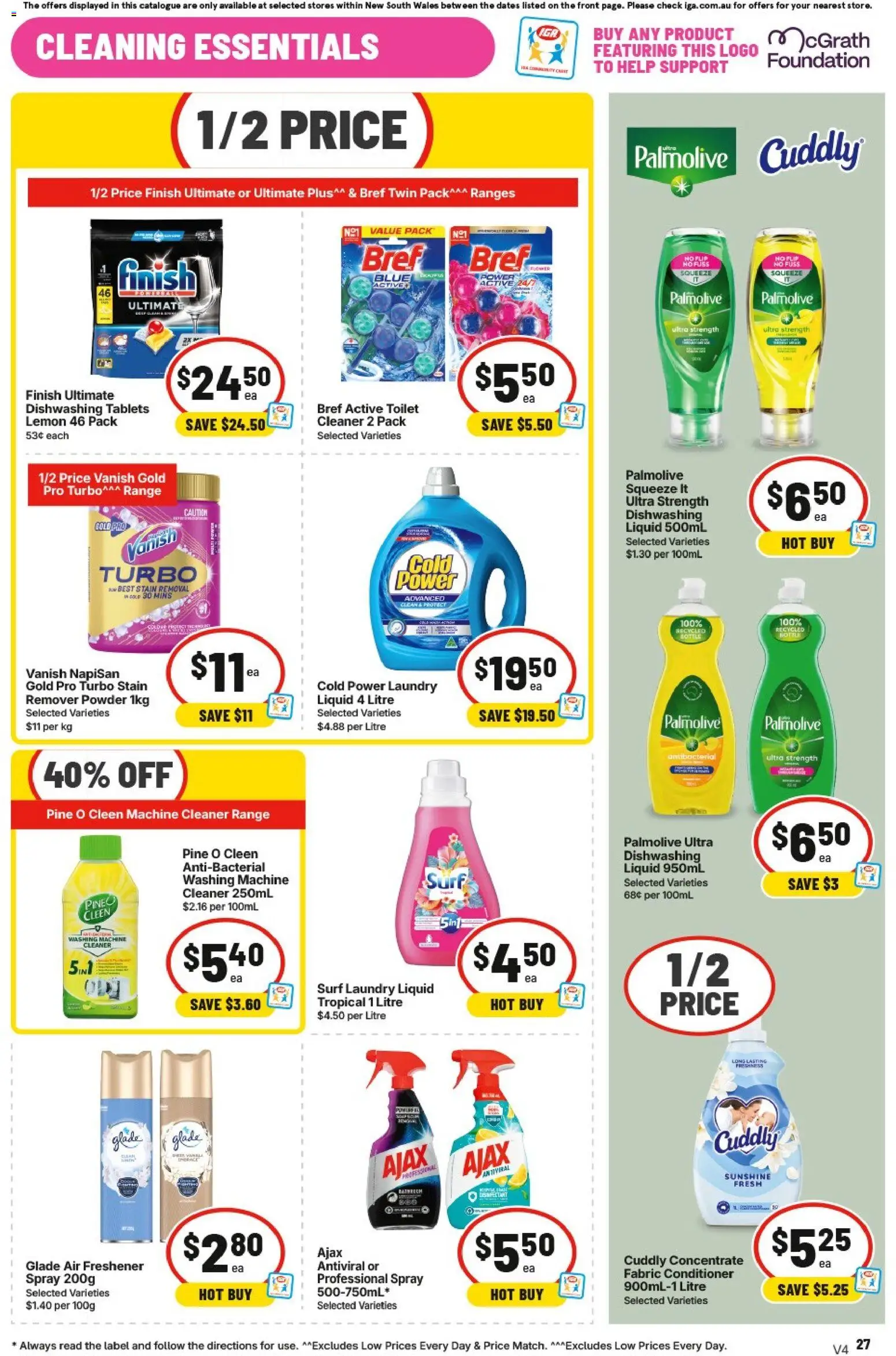 IGA catalogue - valid from 23/09/2026 | Page: 35 | Products: Toilet, Powder, Conditioner, Foundation
