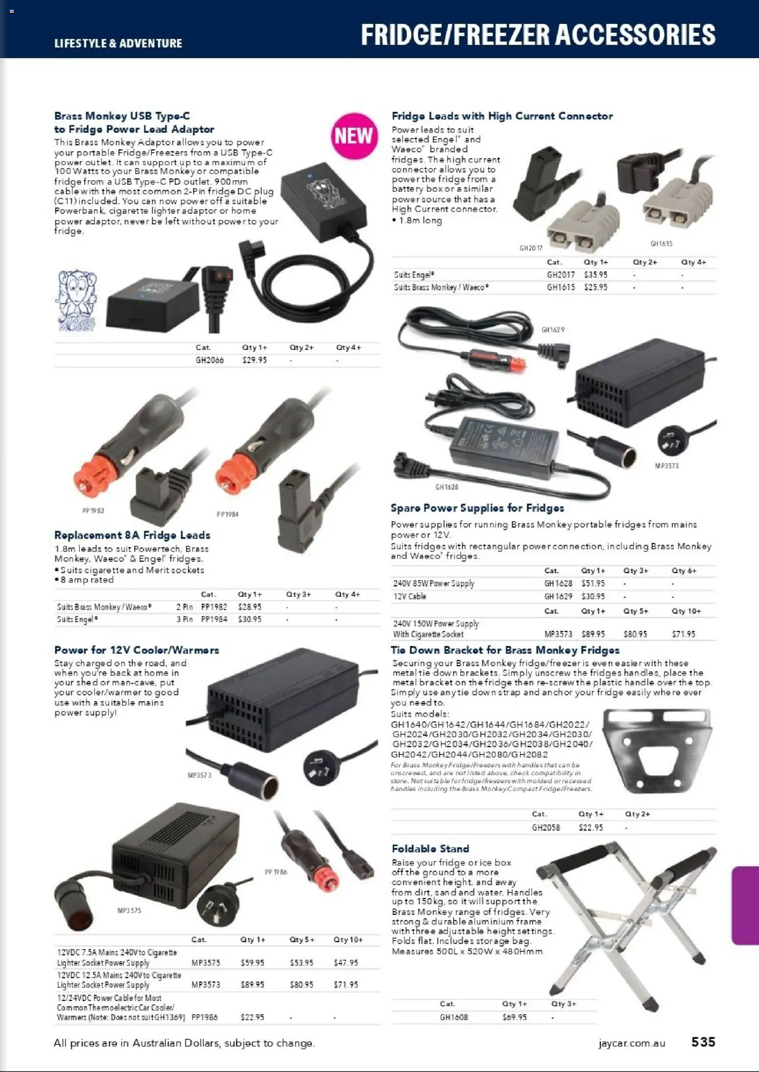 Jaycar catalogue - valid from 31/08/2026 | Page: 532 | Products: Socket, Battery, Accessories, Fridge