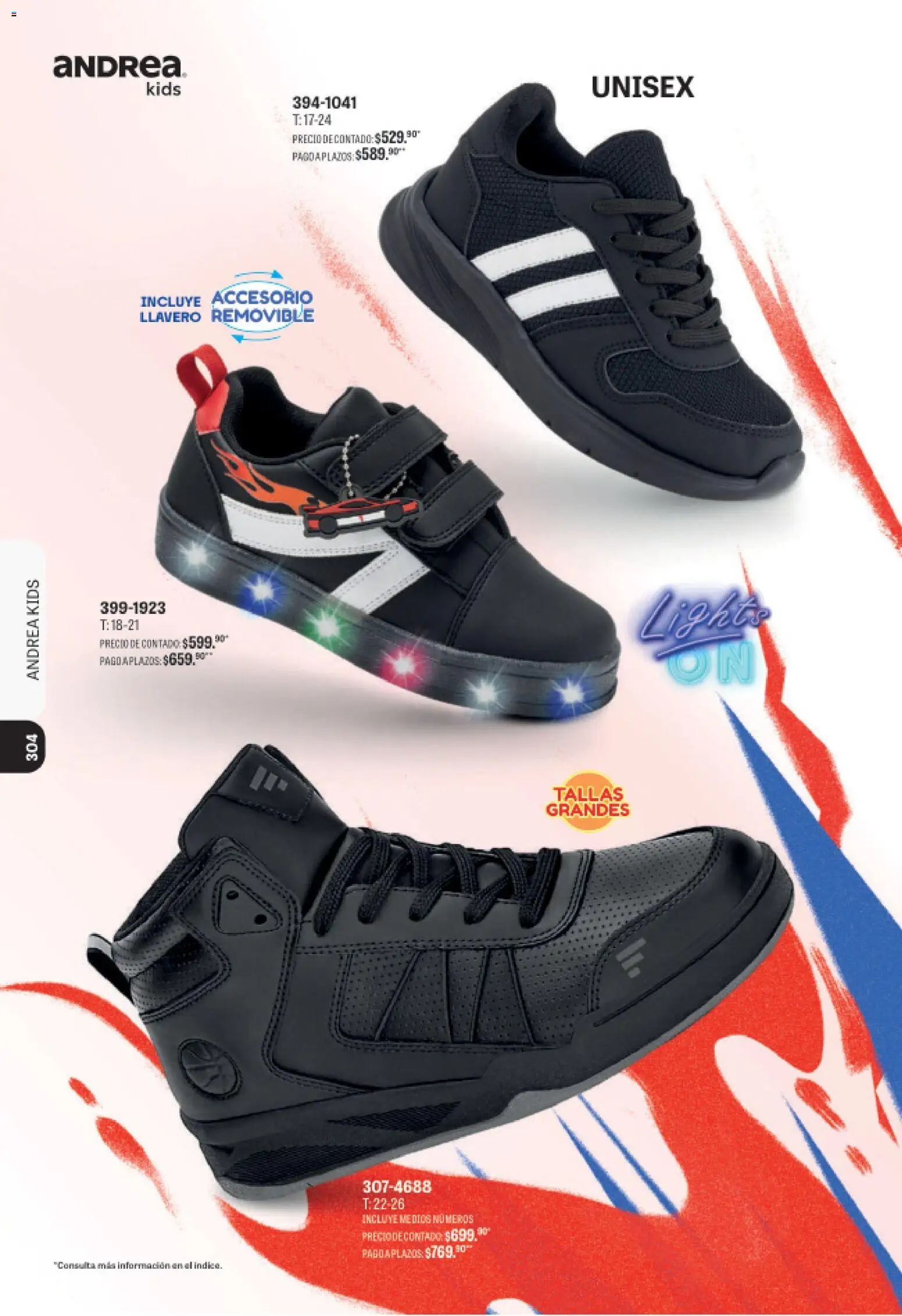 Nuevas ofertas de Andrea válidas en toda la República Mexicana desde el 09/08/2026. ¡Encuentra las mejores ofertas en Andrea catálogo Deportivo Completo! | Página: 304 | Productos: Llavero