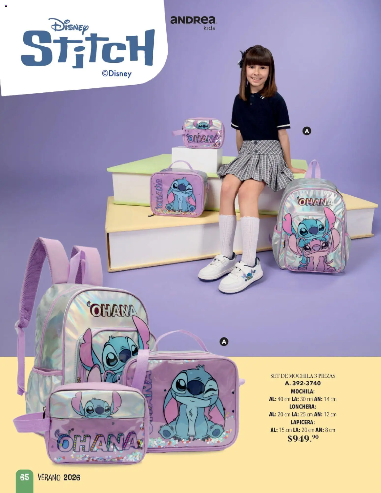 Nuevas ofertas de Andrea válidas en toda la República Mexicana desde el 24/05/2026. ¡Encuentra las mejores ofertas en Andrea catálogo Accesorios para todos! | Página: 65 | Productos: Mochila