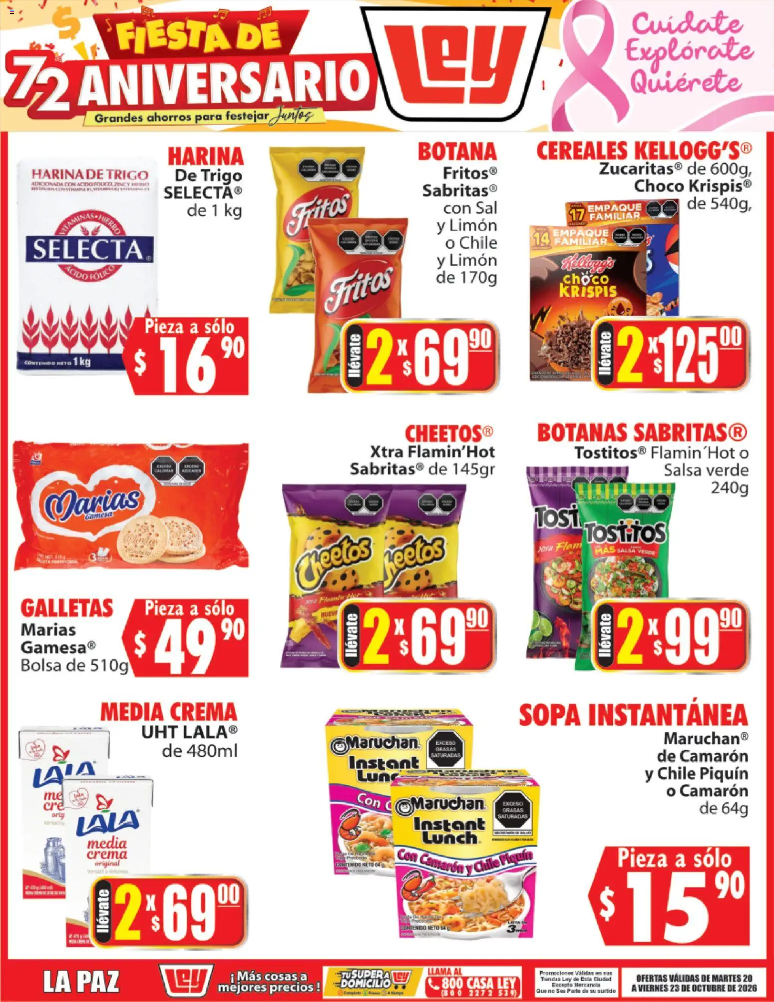 Nuevas ofertas de Casa Ley válidas en toda la República Mexicana desde el 20/10/2026. ¡Encuentra las mejores ofertas en Casa Ley folleto Autoservicio La Paz! | Página: 2