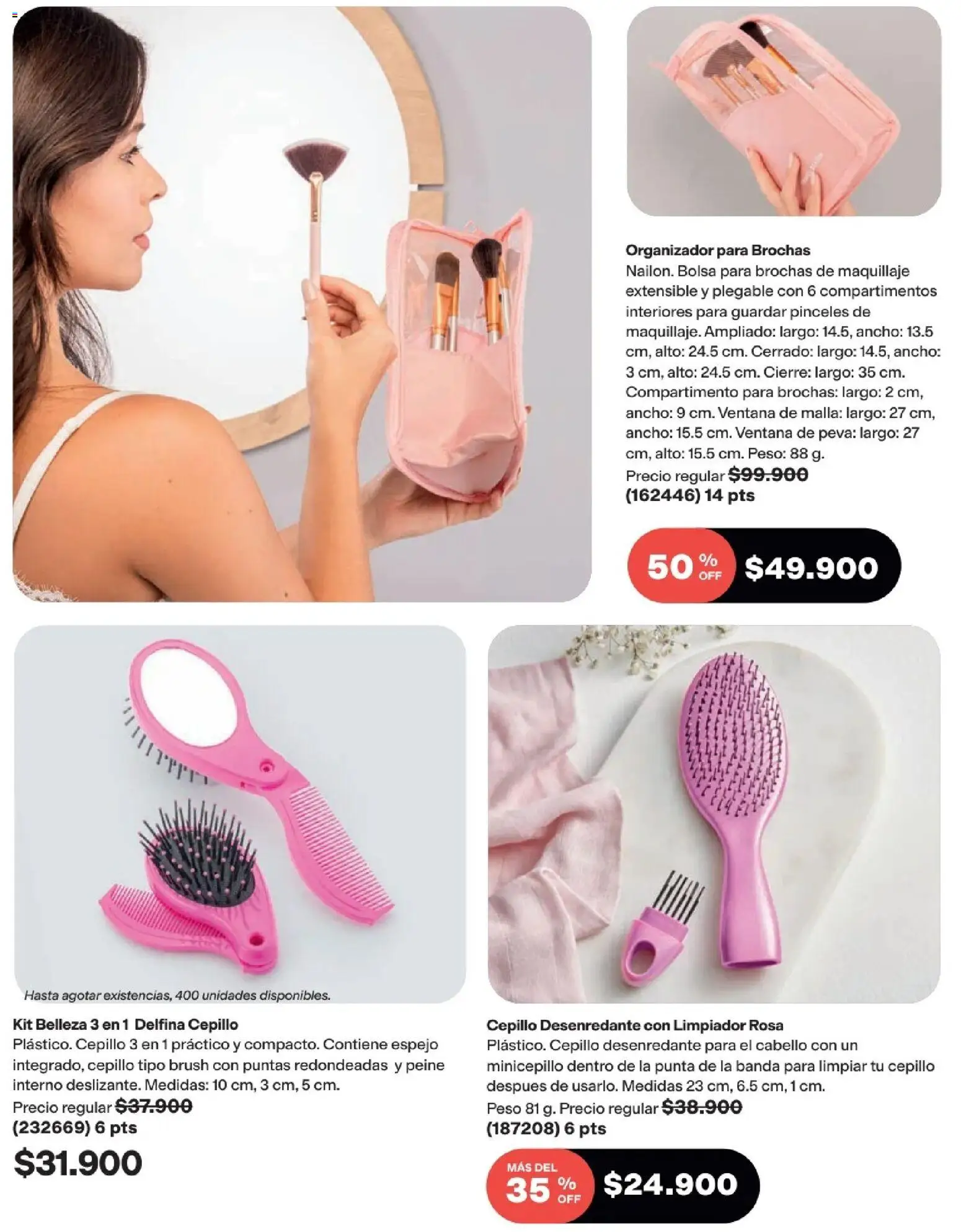 Avon revista - valida desde el 01.09.2026 | Página: 174 | Productos: Peso, Limpiador, Cepillo, Organizador