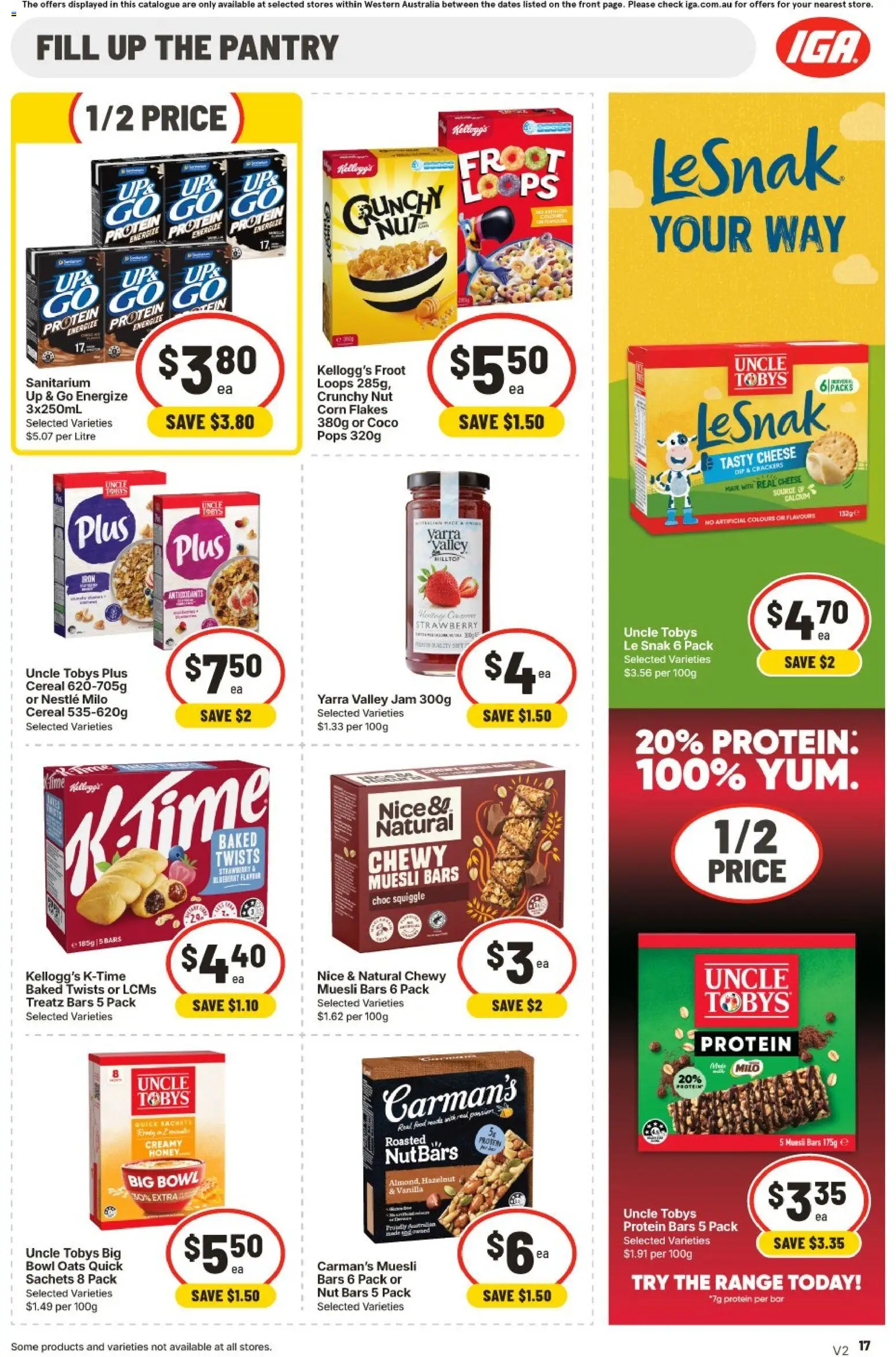 IGA catalogue - valid from 26/08/2026 | Page: 17 | Products: Corn, Crackers, Honey, Vanilla