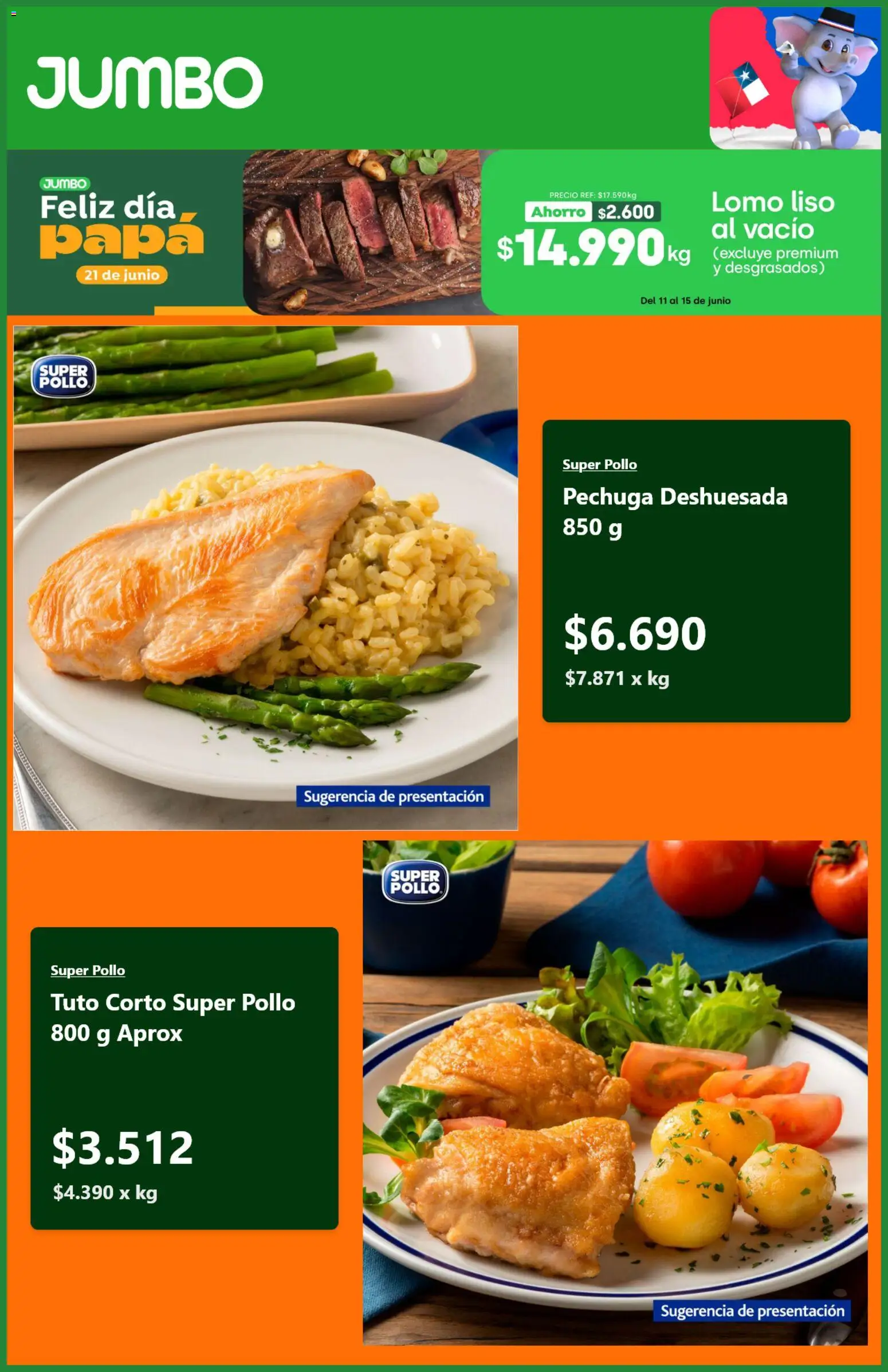 Jumbo Ofertas │ válido desde el 11.06.2026 | Página: 4 | Productos: Pollo, Papa
