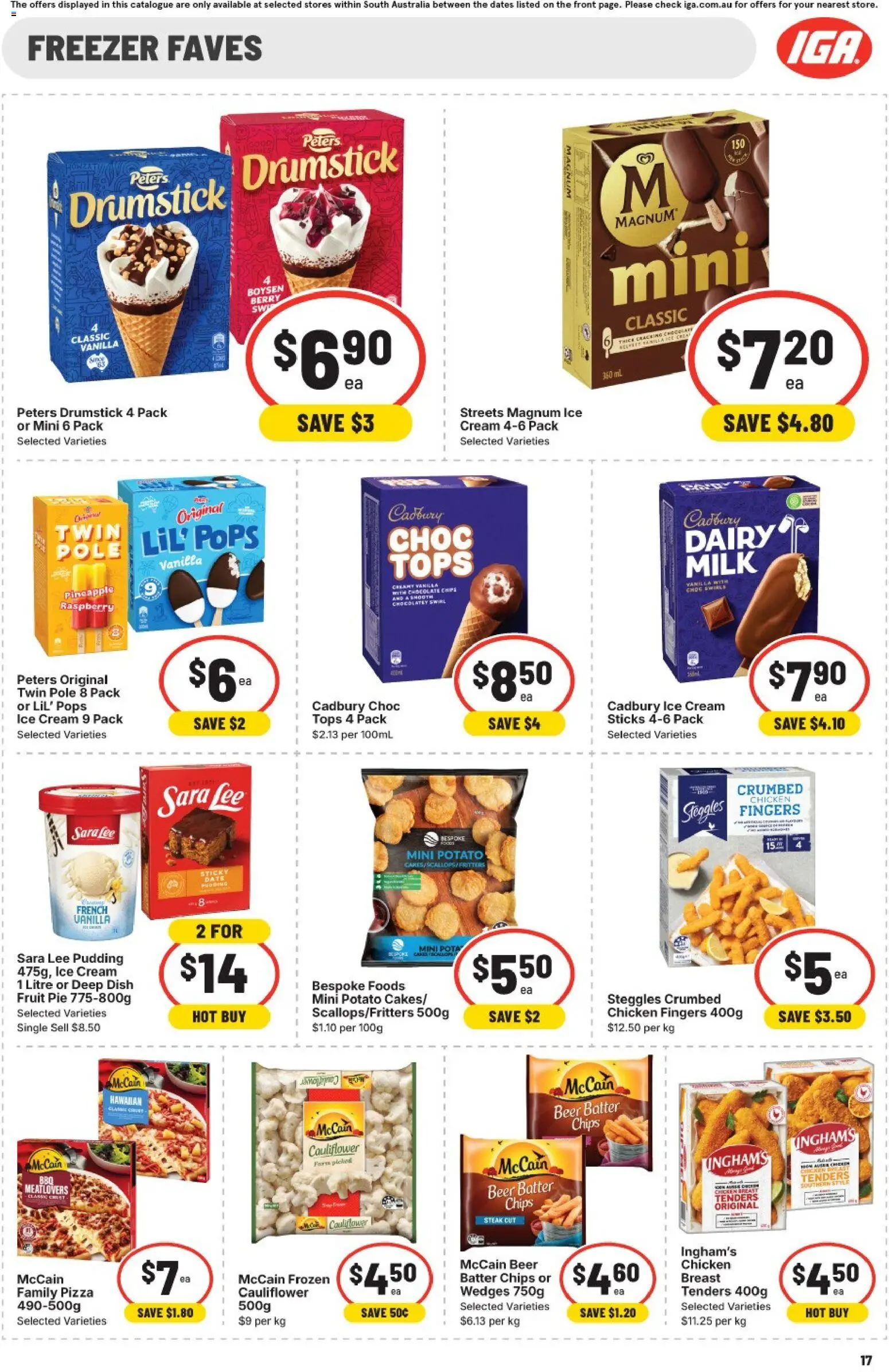 IGA catalogue - valid from 08/07/2026 | Page: 13 | Products: Pineapple, Pudding, Ice cream, Date