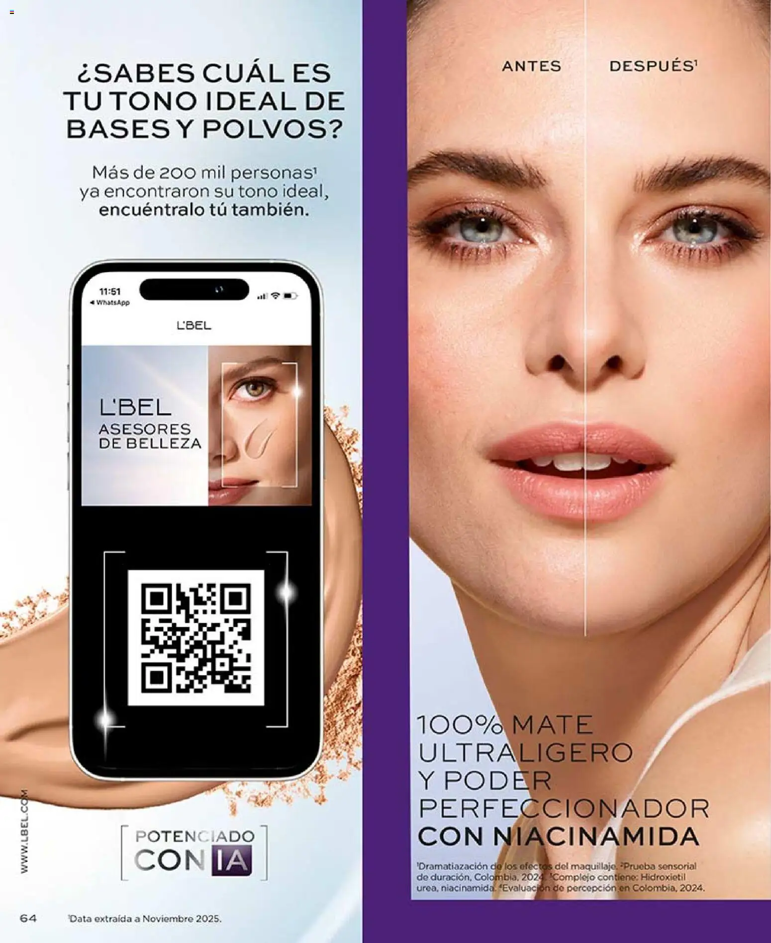 Catálogo L'Bel Campaña 9 │ válido desde el 17.05.2026 | Página: 64 | Productos: Perfeccionador, Mate