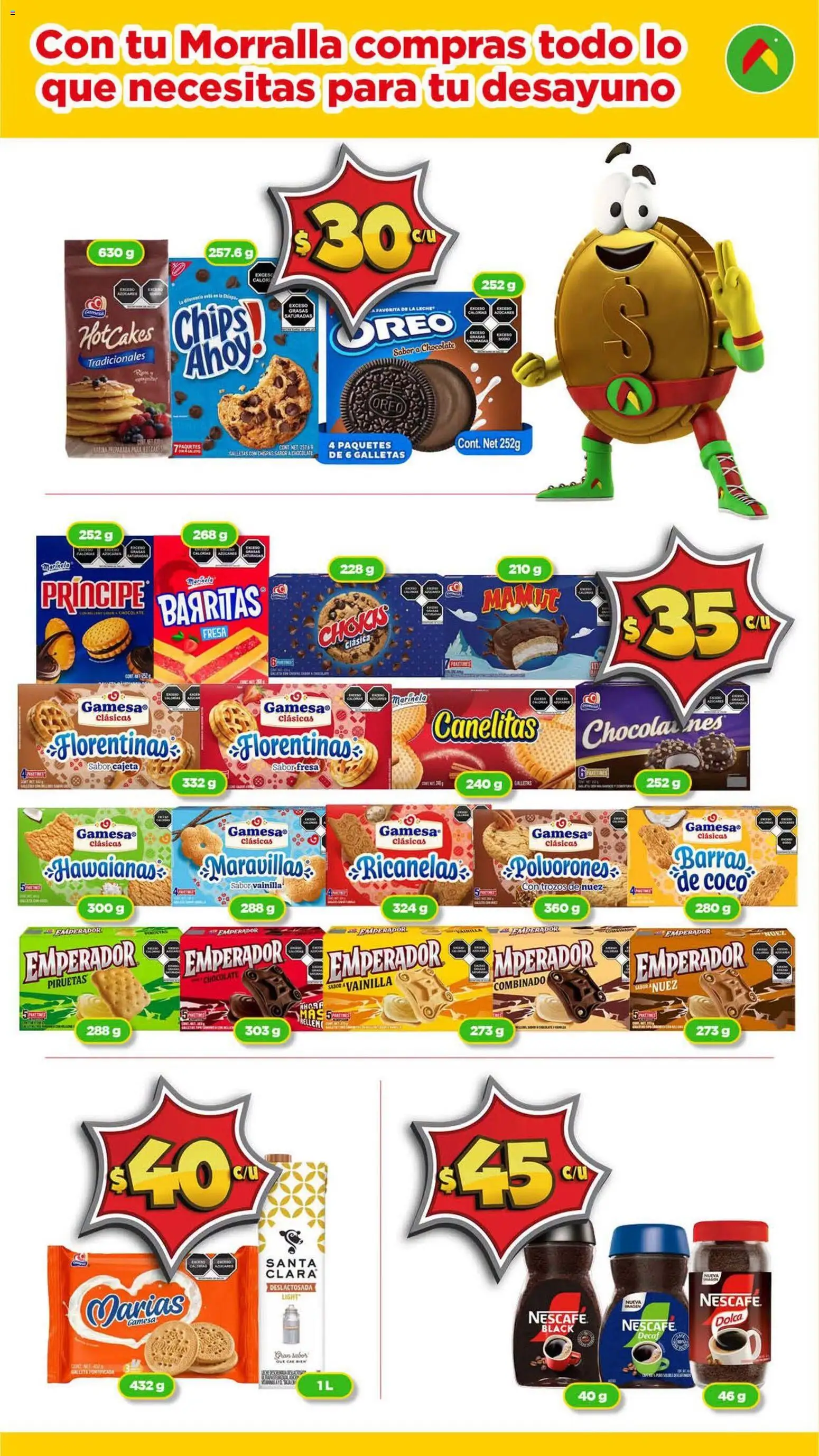 Nuevas ofertas de Bodega Aurrerá válidas en toda la República Mexicana desde el 17/09/2026. ¡Encuentra las mejores ofertas en Bodega Aurrerá folleto Morralla! | Página: 3 | Productos: Coco, Leche, Chocolate, Nuez