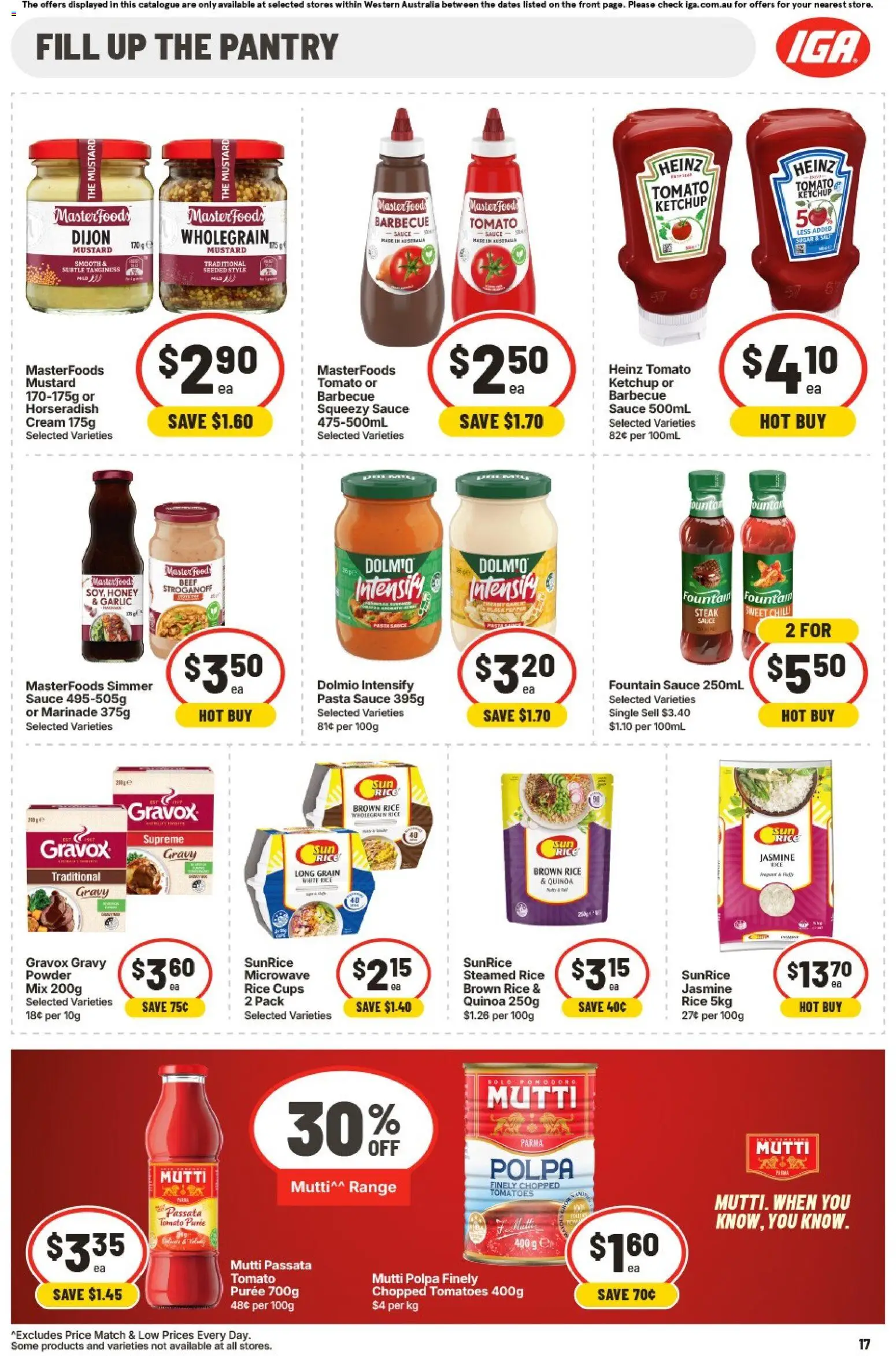 IGA catalogue - valid from 02/09/2026 | Page: 18 | Products: Powder, Tomatoes, Ketchup, Cream