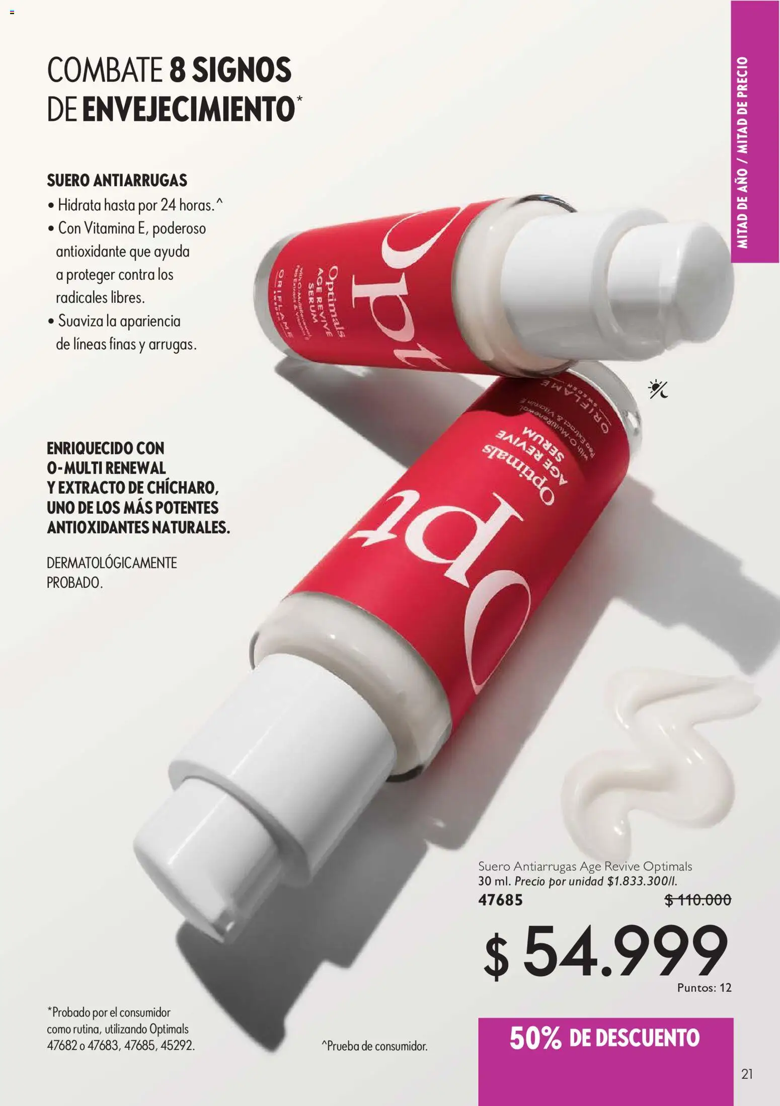 Oriflame revista - valida desde el 11/07/2026 | Página: 21 | Productos: Serum