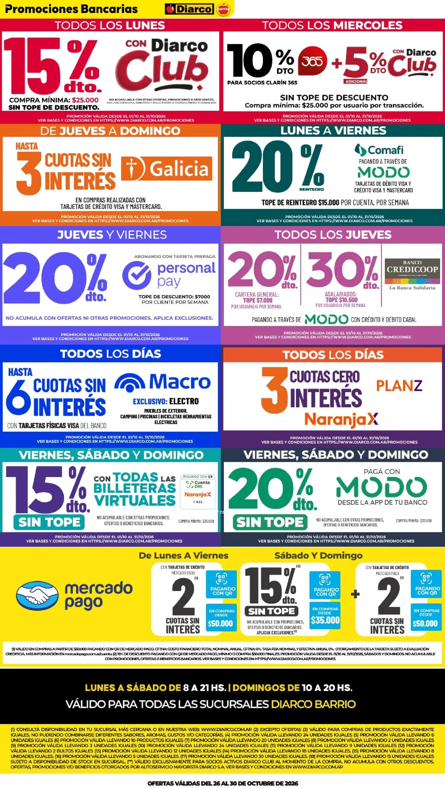 Diarco - OFERTAS DIARCO BARRIO │ válido desde el 26/10/2026 | Página: 12