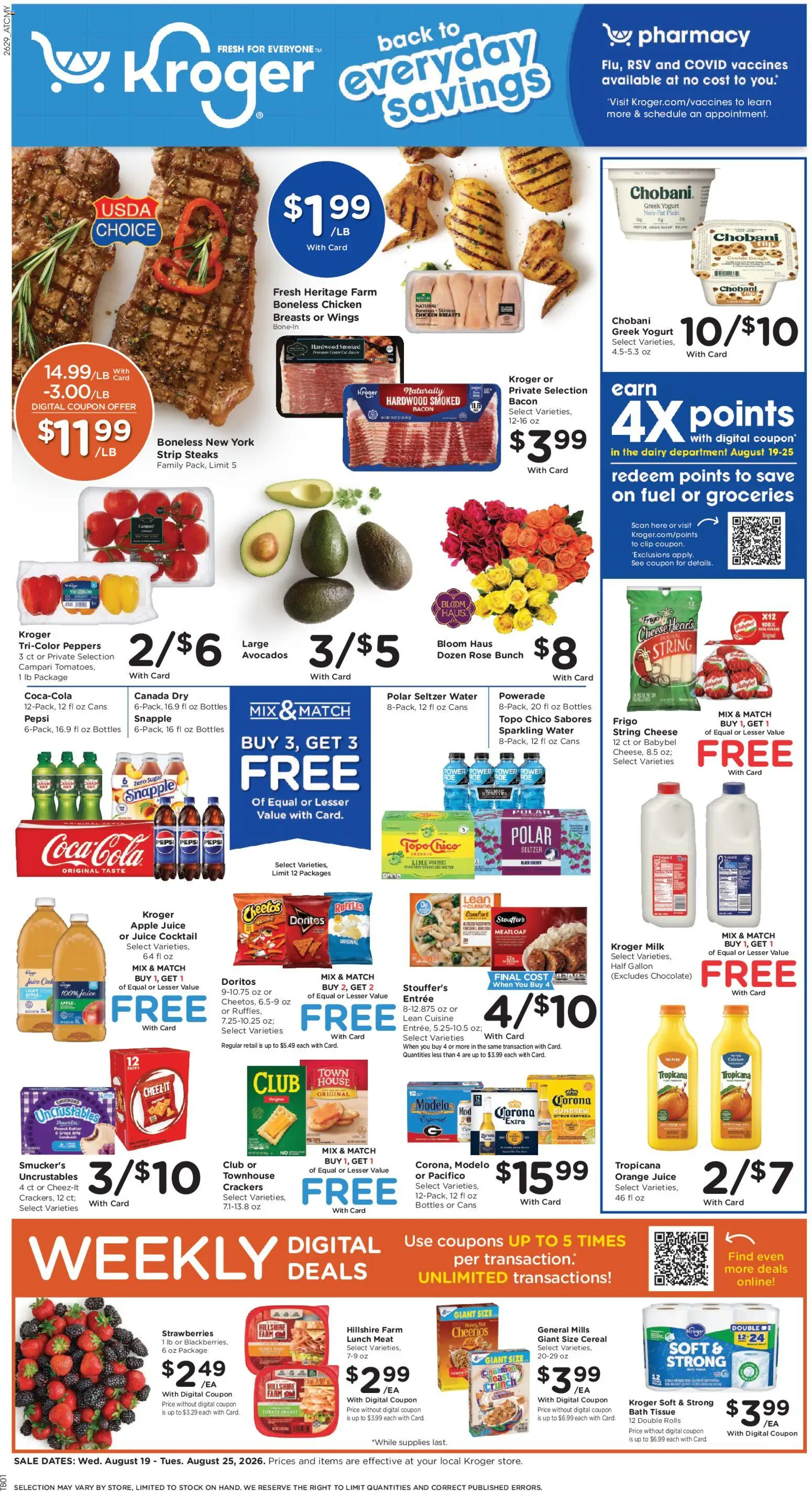 Kroger Weekly Ad - valid from 08/19/2026 | Page: 1