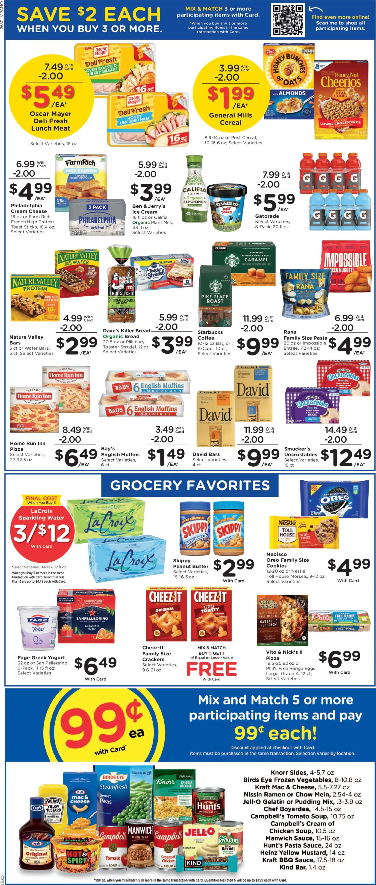 Mariano's Weekly Ad - valid from 08/26/2026 | Page: 6 | Products: Organic bread, Grains, Chicken, Protein
