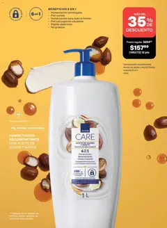 Vista previa de Humectación reconfortante Aceite de Jojoba y Karité Crema corporal 6 en 1, Humectación reconfortante Aceite de Jojoba y Karité Crema corporal 6 en 1 1 litro, nuevo folleto de la tienda, válido en México a partir del 08.05.2026 | Página: 162